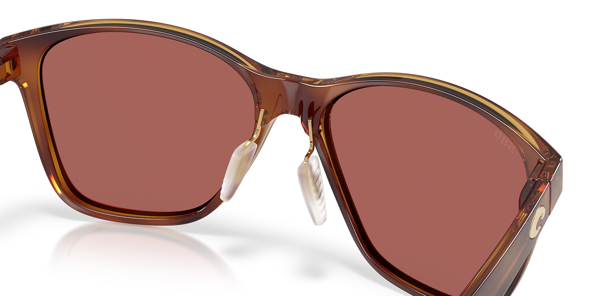 Costa Luna Nueva L (57-16) with Gold Mirror lenses and Tortoise