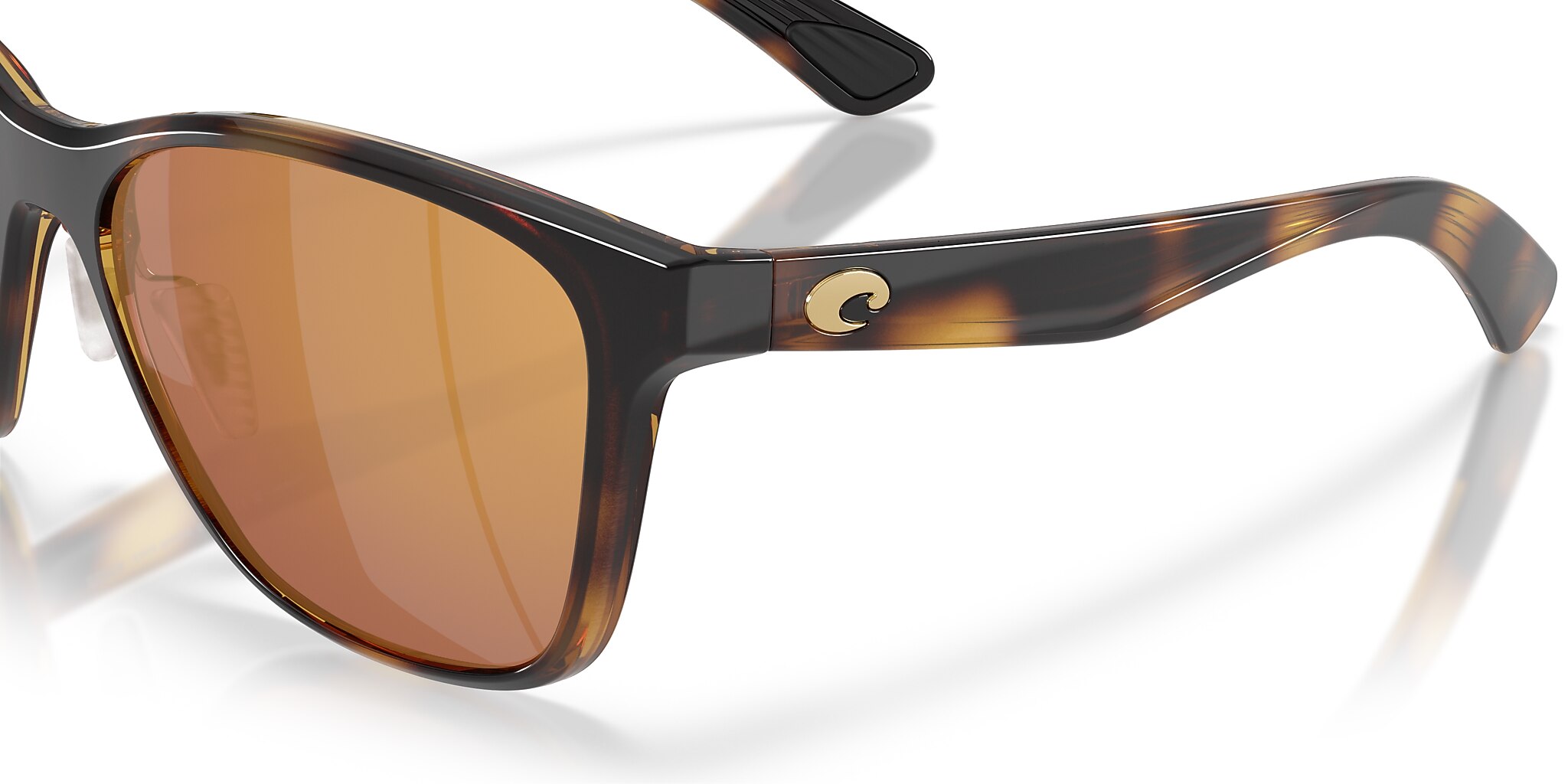 Costa Luna Nueva L (57-16) with Gold Mirror lenses and Tortoise