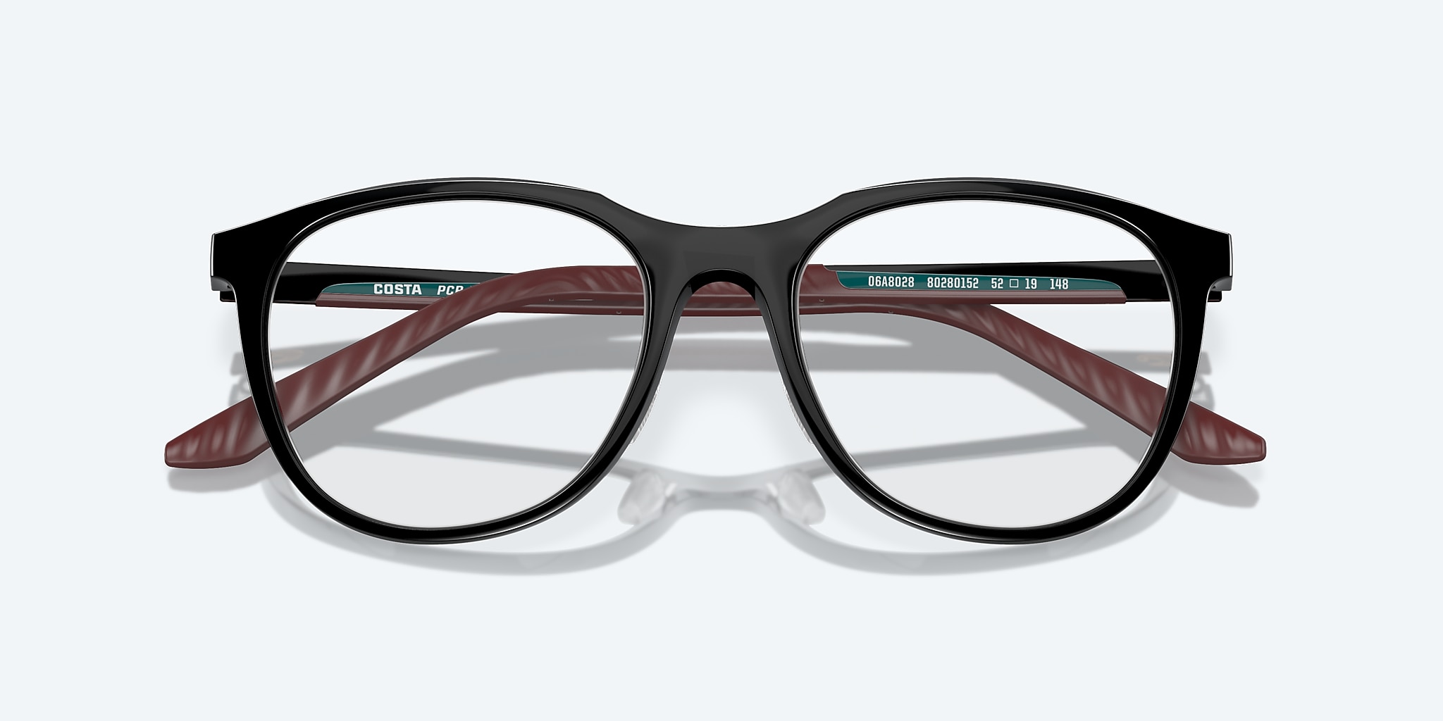 Eyeglasses Costa Pacific Rise 420 M (50-19) with DEMO LENS lens and Black frame Image 5 of 7 Eyeglasses Costa Pacific Rise 420 M (50-19) with DEMO LENS lens and Black frame Image 5 of 7