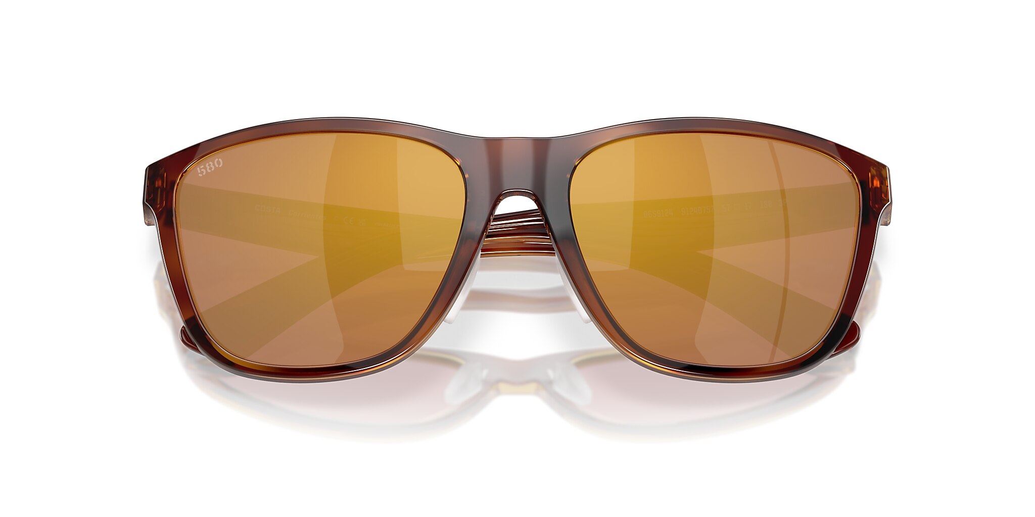 Costa Corrientes L (57-17) with Gold Mirror lenses and Tortoise