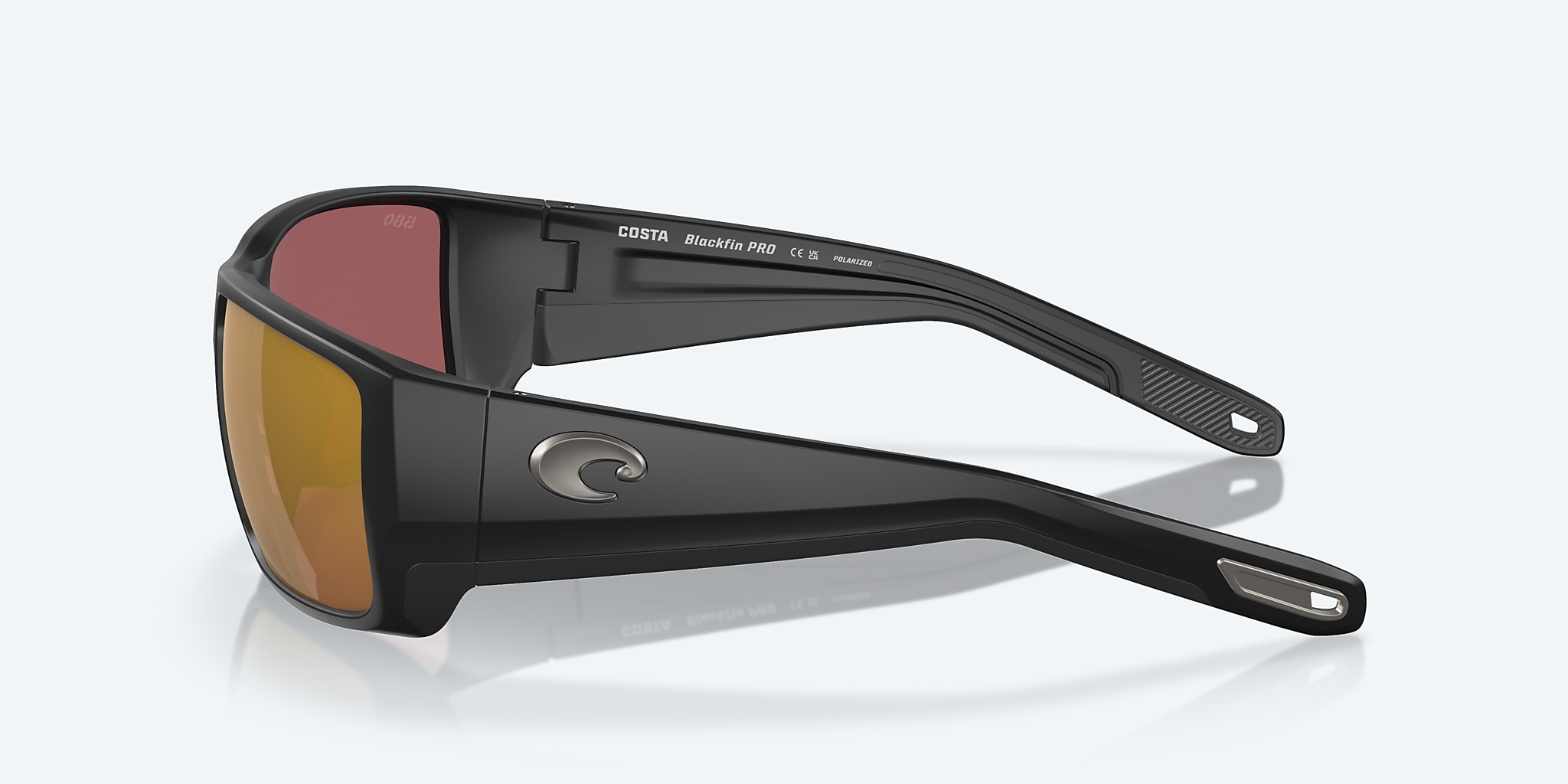 Sunglasses Costa Blackfin PRO L (60-16) with Gold Mirror lens and Matte Black frame Image 3 of 7 Sunglasses Costa Blackfin PRO L (60-16) with Gold Mirror lens and Matte Black frame Image 3 of 7
