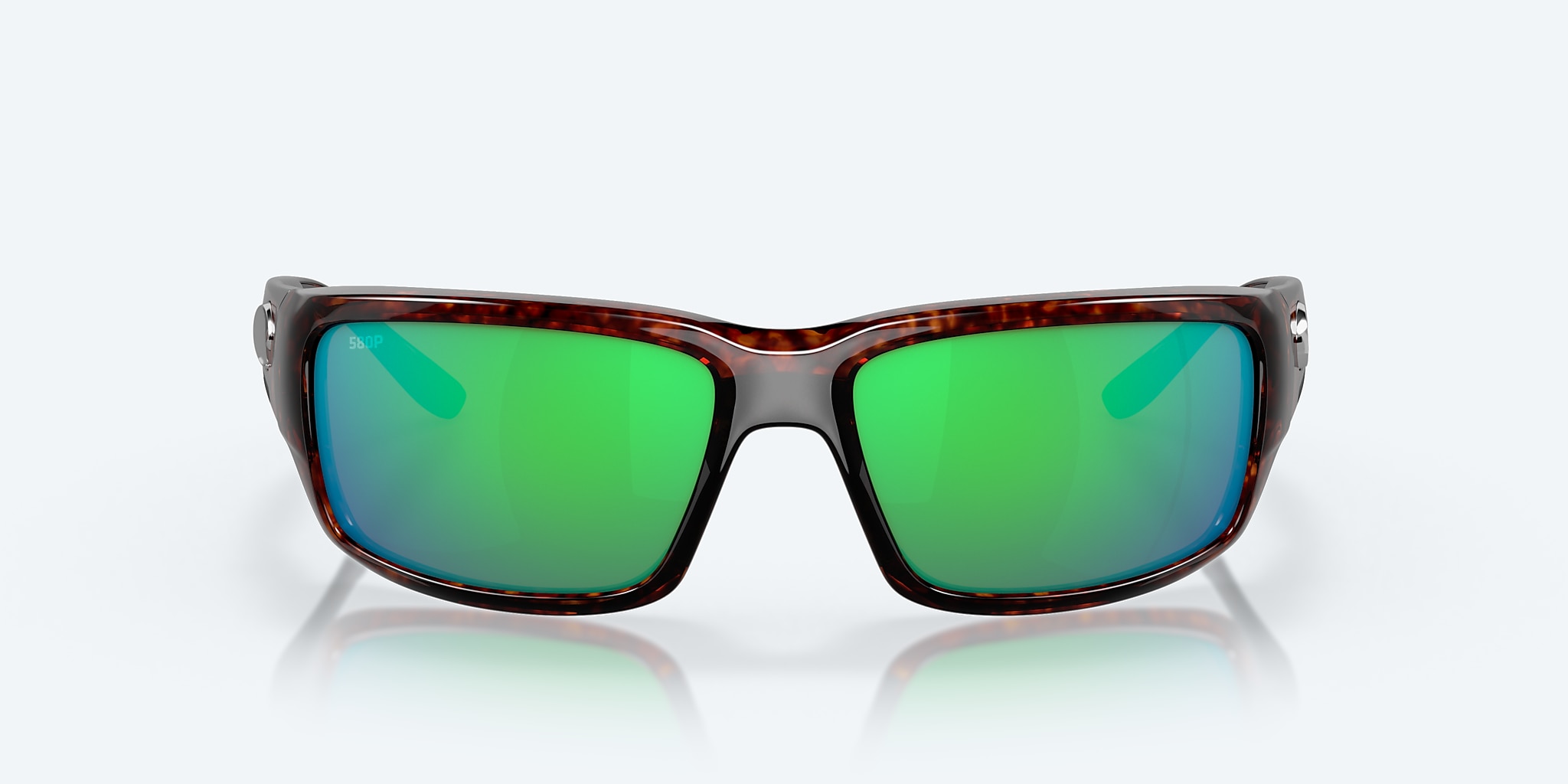 Sunglasses Costa Fantail M (59-14) with Green Mirror lens and Tortoise frame Image 2 of 7 Sunglasses Costa Fantail M (59-14) with Green Mirror lens and Tortoise frame Image 2 of 7