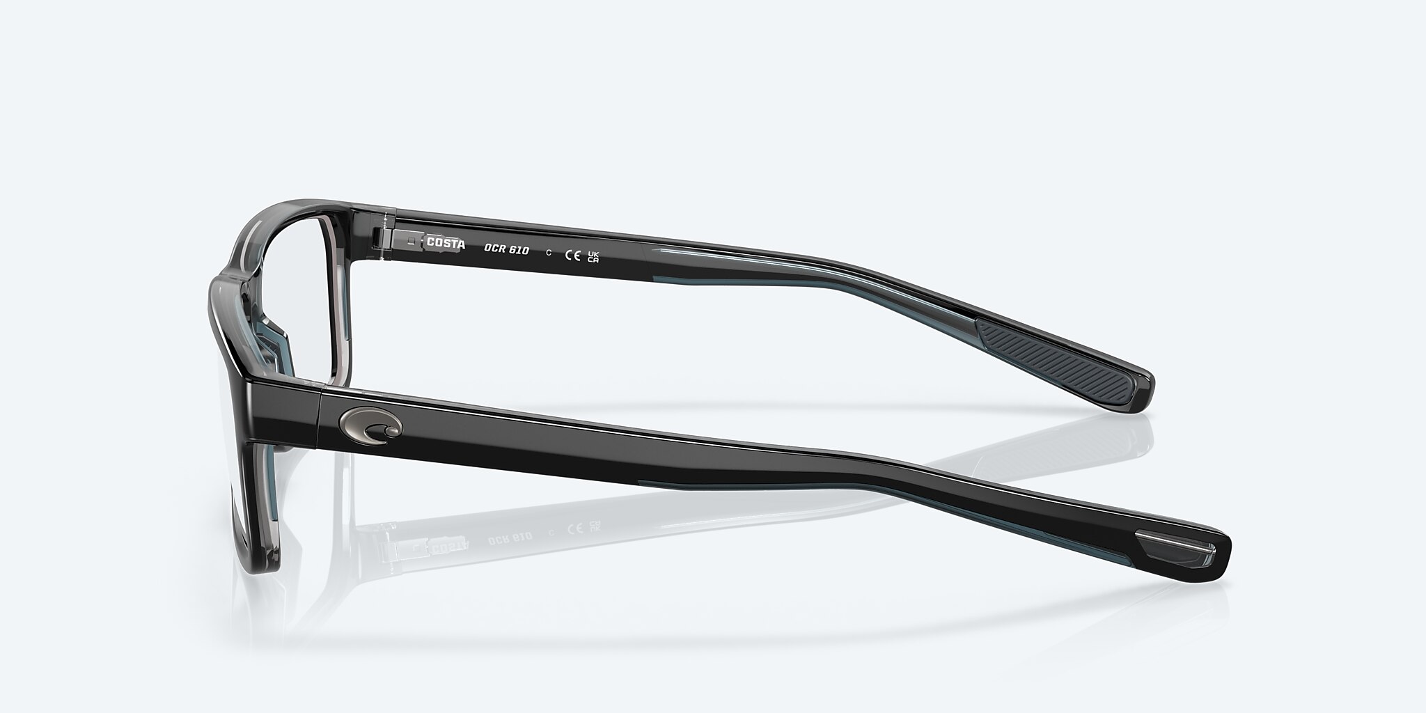 Lentes de Vista Costa Ocean Ridge 610 M (55-14) con Micas de Demostración lente y Negro montura Imagen 3 de 7