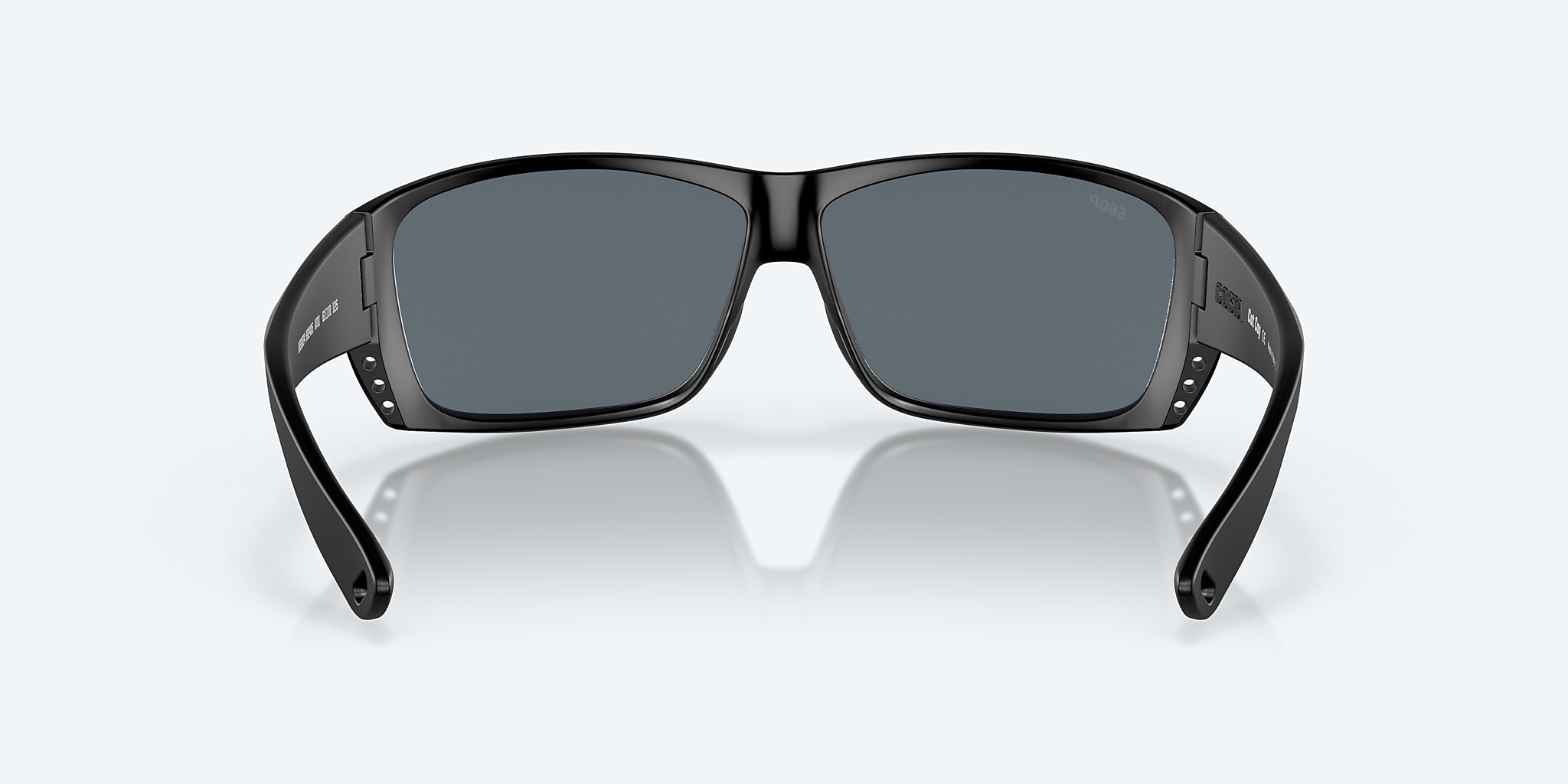 Sunglasses Costa Cat Cay M (61-10) with Blue Mirror lens and Blackout frame Image 4 of 7 Sunglasses Costa Cat Cay M (61-10) with Blue Mirror lens and Blackout frame Image 4 of 7