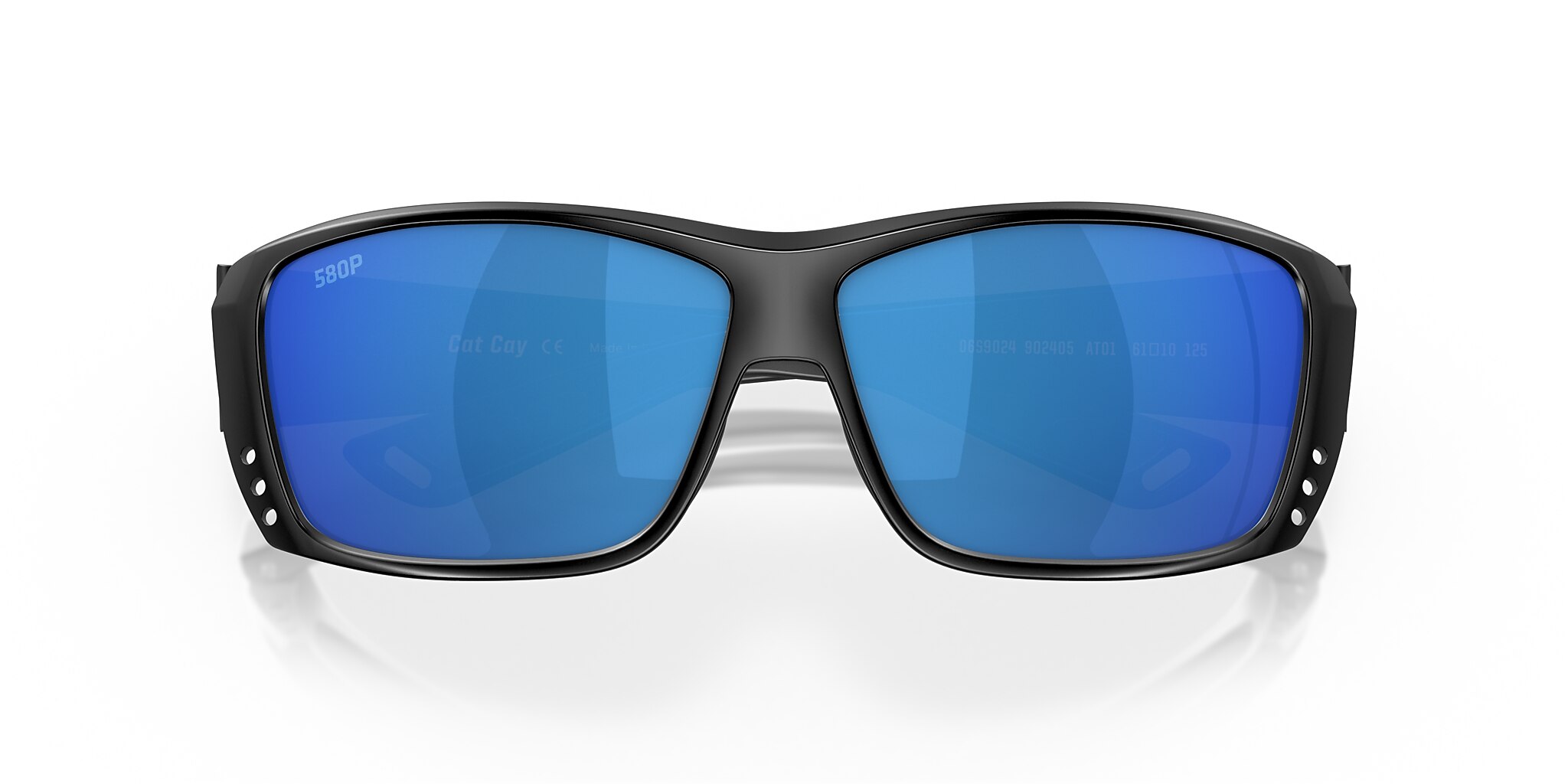 Costa Cat Cay M (61-10) with Blue Mirror lenses and Blackout frame