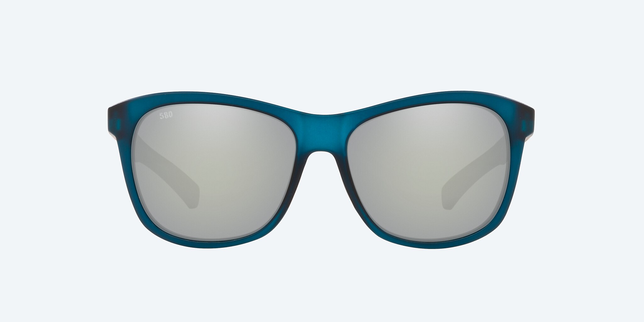 Sunglasses Costa Ocearch® Vela XL (56-15) with Gray Silver Mirror lens and Ocearch Matte Deep Teal Crystal frame Image 2 of 4