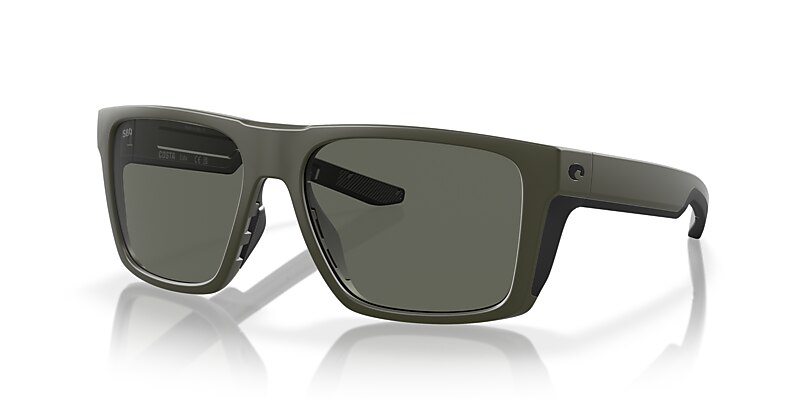 マイルド Costa Lido XL (57-16) with Gray lenses and Matte Olive frame