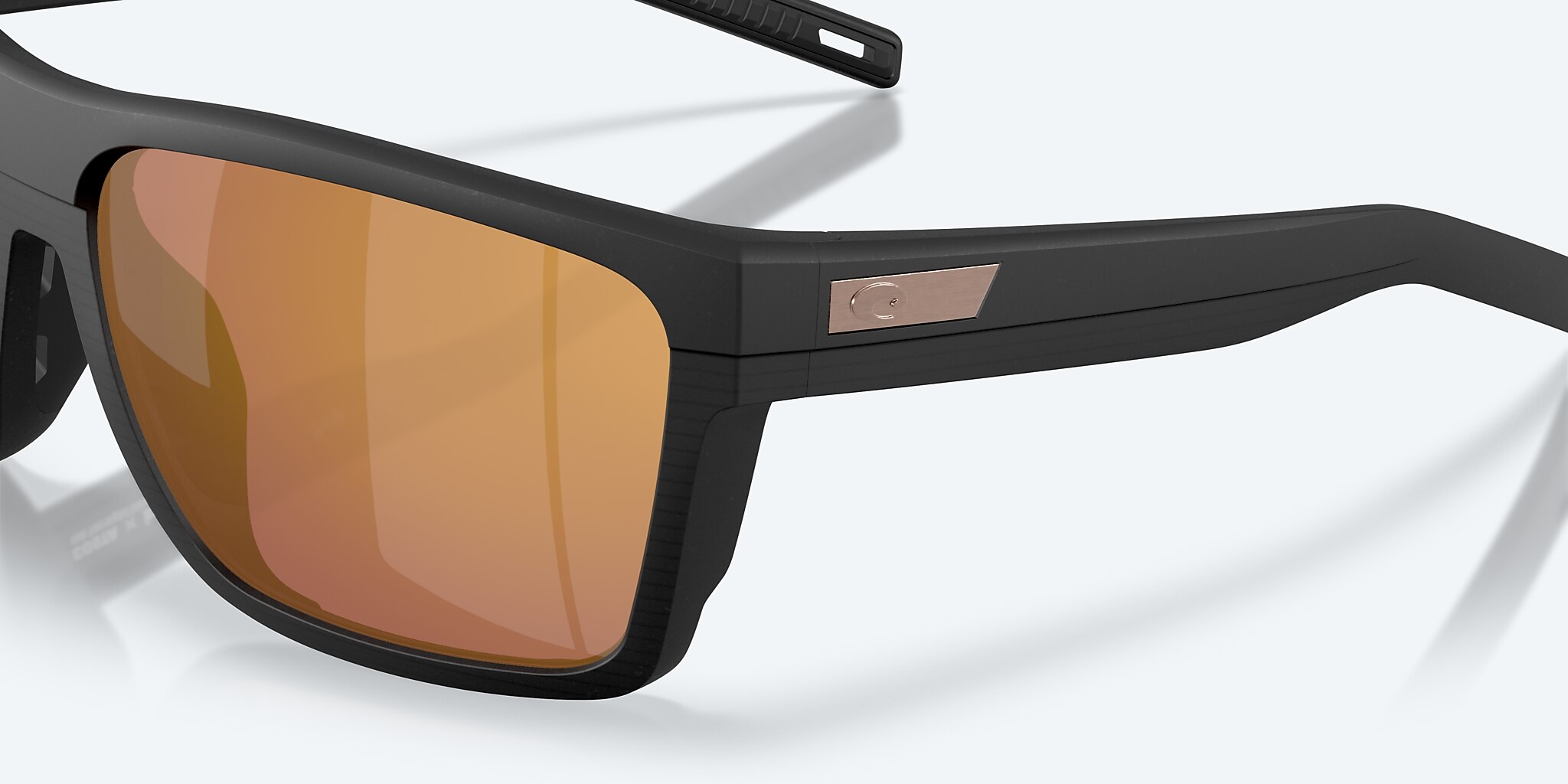 Sunglasses Costa Pargo L (61-17) with Gold Mirror lens and Netplus Black frame Image 6 of 7