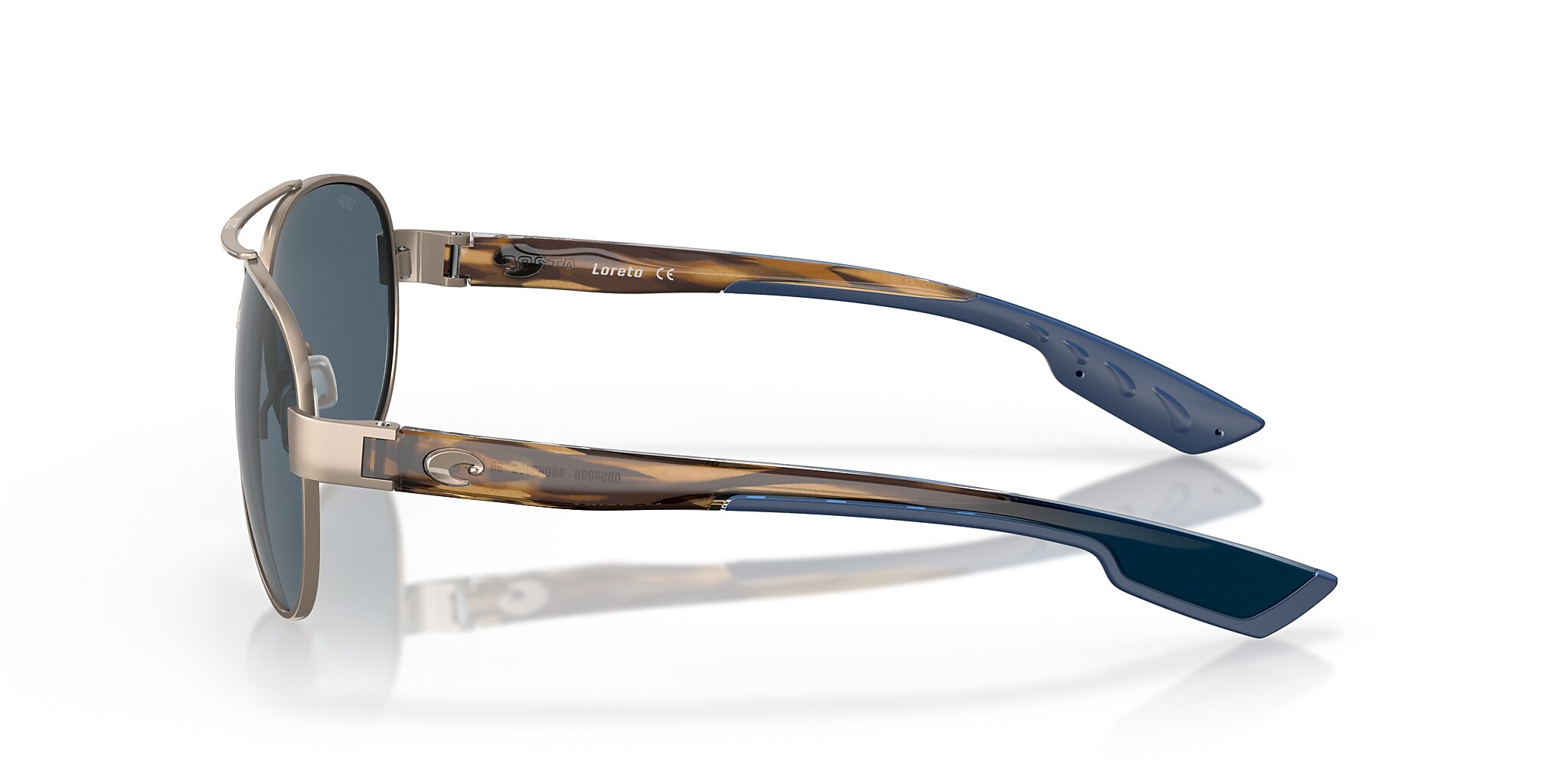 Costa Loreto M (56-14) with Gray lenses and Golden Pearl frame