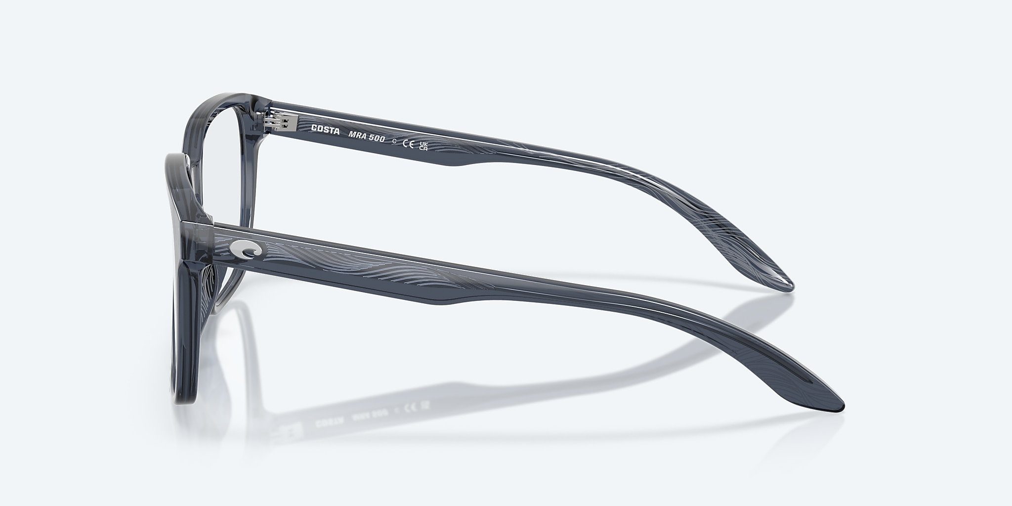 Eyeglasses Costa Mariana Trench 500 M (56-17) with DEMO LENS lens and Abyss Blue frame Image 3 of 7 Eyeglasses Costa Mariana Trench 500 M (56-17) with DEMO LENS lens and Abyss Blue frame Image 3 of 7