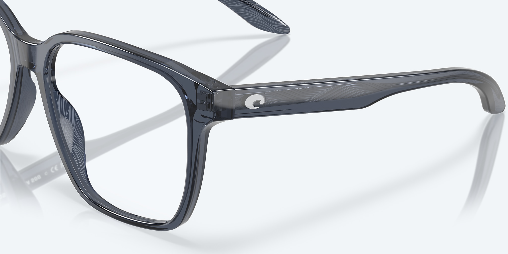 Eyeglasses Costa Mariana Trench 500 M (56-17) with DEMO LENS lens and Abyss Blue frame Image 6 of 7 Eyeglasses Costa Mariana Trench 500 M (56-17) with DEMO LENS lens and Abyss Blue frame Image 6 of 7