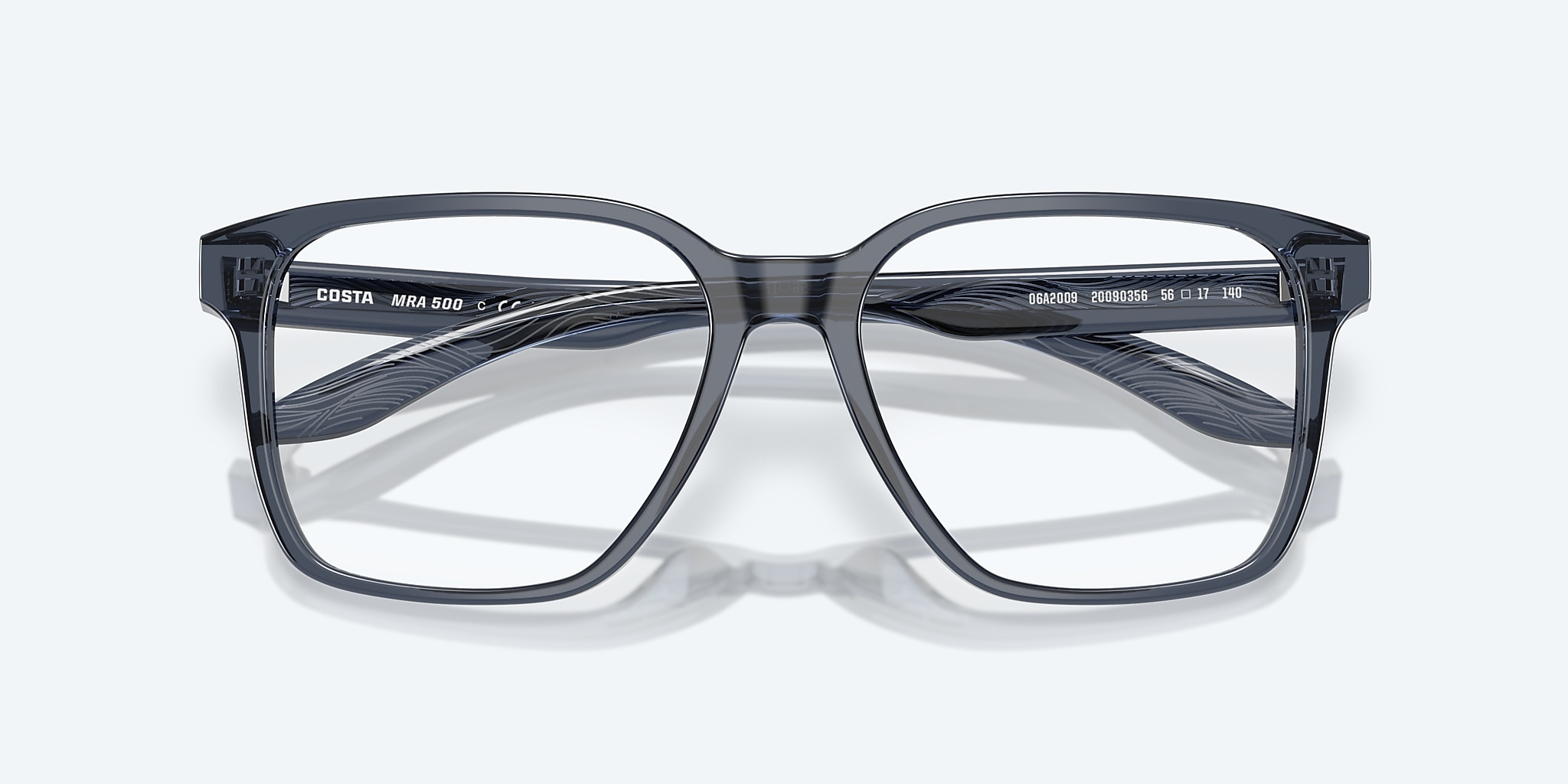 Eyeglasses Costa Mariana Trench 500 M (56-17) with DEMO LENS lens and Abyss Blue frame Image 5 of 7 Eyeglasses Costa Mariana Trench 500 M (56-17) with DEMO LENS lens and Abyss Blue frame Image 5 of 7