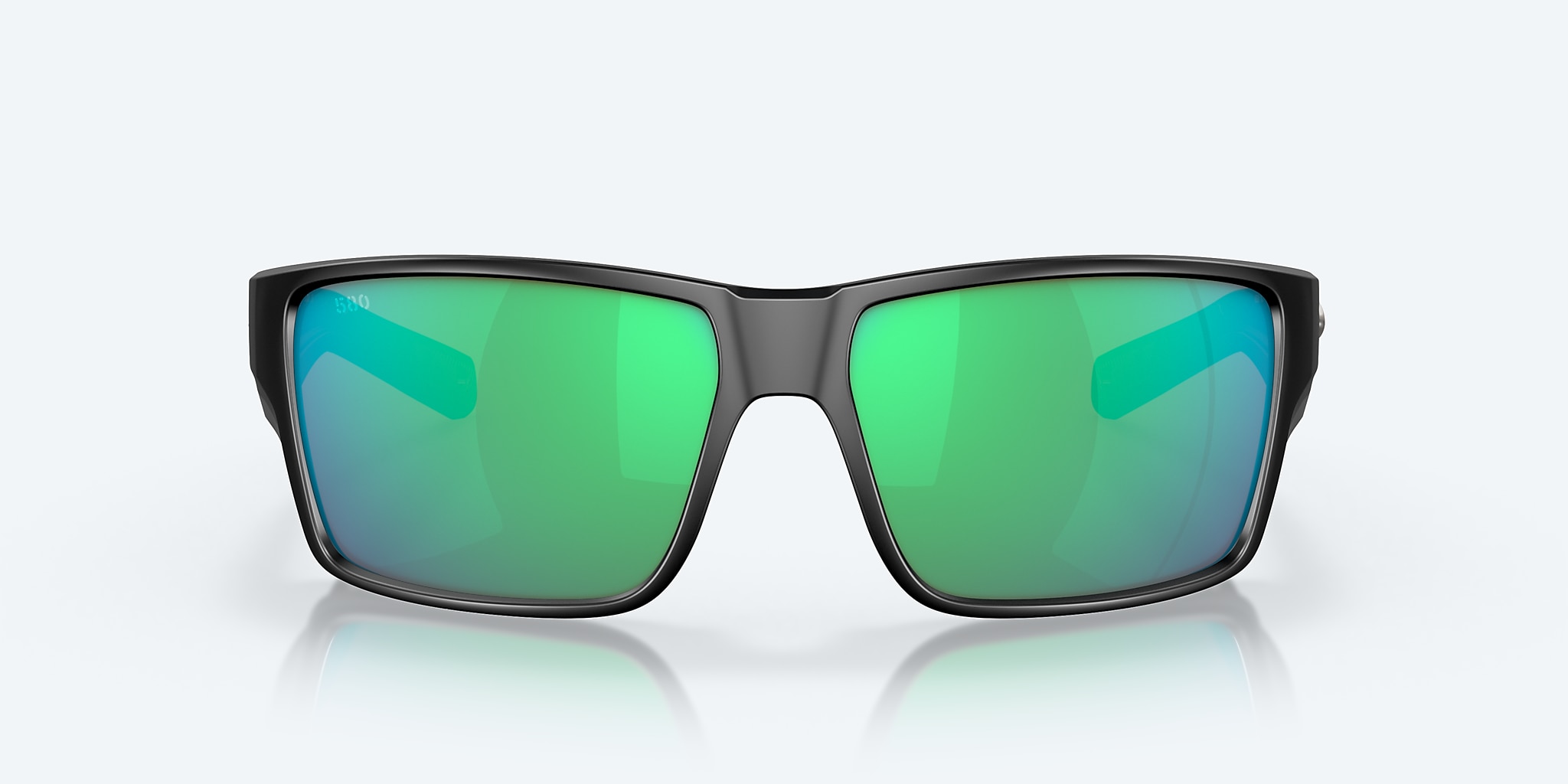 Sunglasses Costa Reefton PRO XL (63-15) with Green Mirror lens and Matte Black frame Image 2 of 7 Sunglasses Costa Reefton PRO XL (63-15) with Green Mirror lens and Matte Black frame Image 2 of 7
