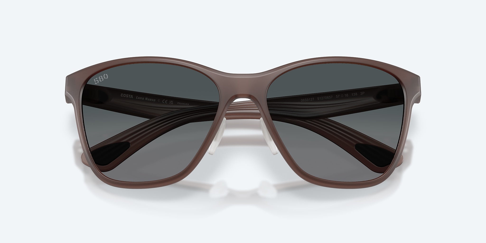 Sunglasses Costa Luna Nueva L (57-16) with Gray Gradient lens and Matte Stormy Sunset frame Image 5 of 8 Sunglasses Costa Luna Nueva L (57-16) with Gray Gradient lens and Matte Stormy Sunset frame Image 5 of 8