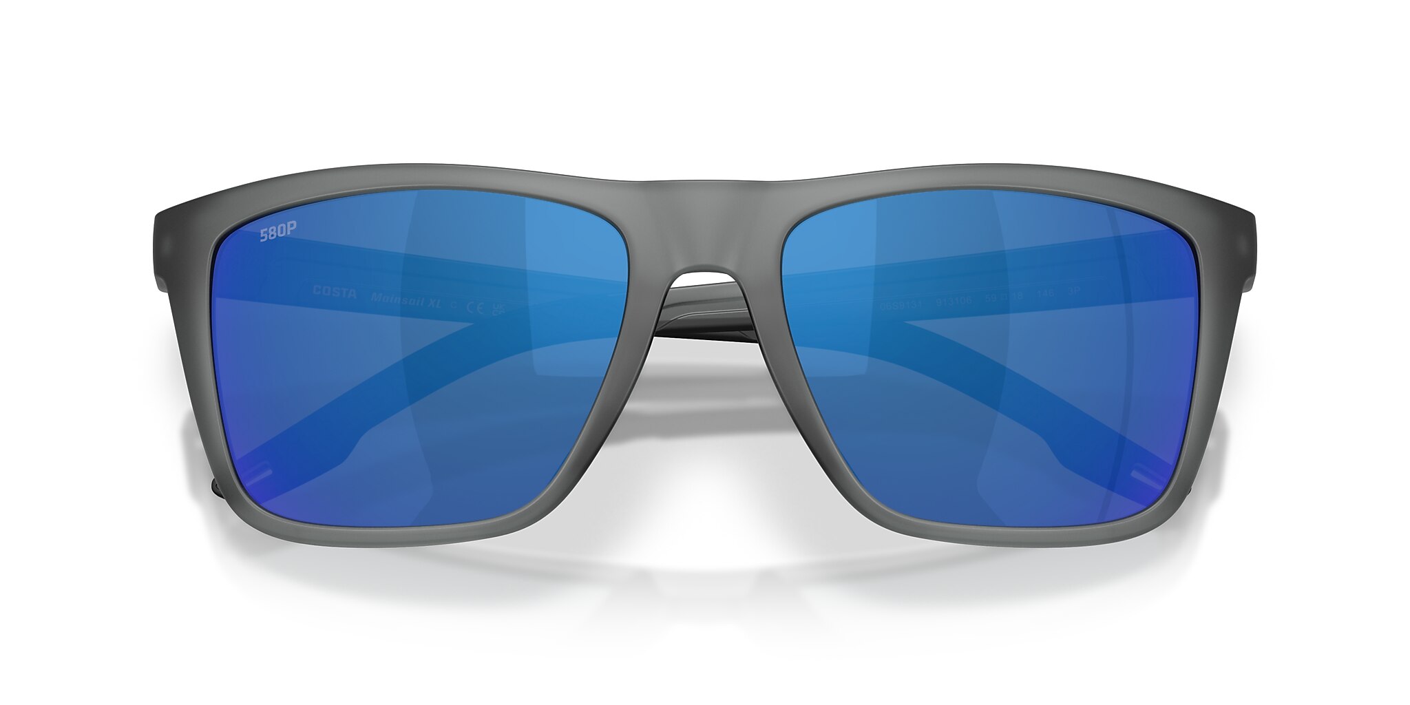 Costa Mainsail XL XXL (59-18) with Blue Mirror lenses and Matte