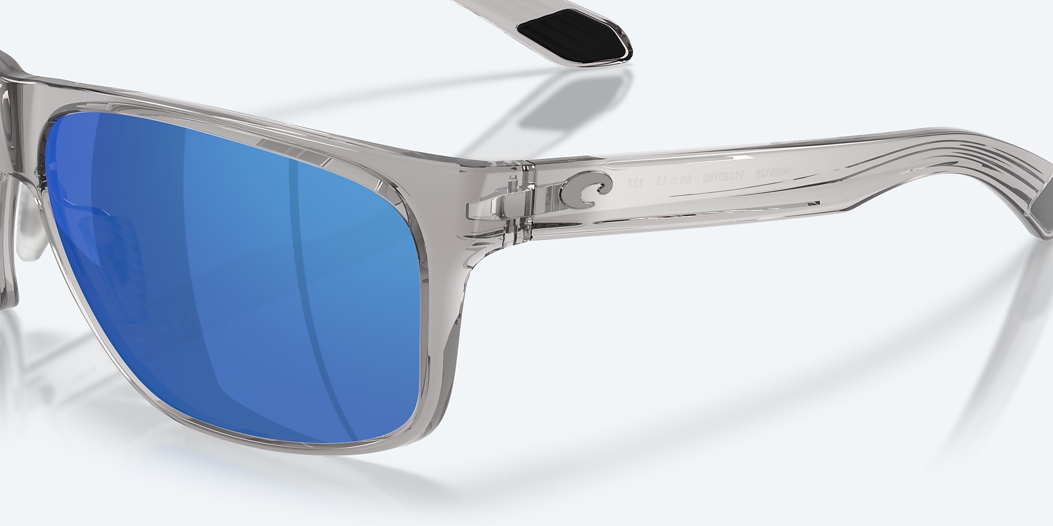 Lunettes de soleil Costa Trades M (60-13) avec Effet miroir bleu verre et Gris Cristal monture Image 6 de 8 Lunettes de soleil Costa Trades M (60-13) avec Effet miroir bleu verre et Gris Cristal monture Image 6 de 8