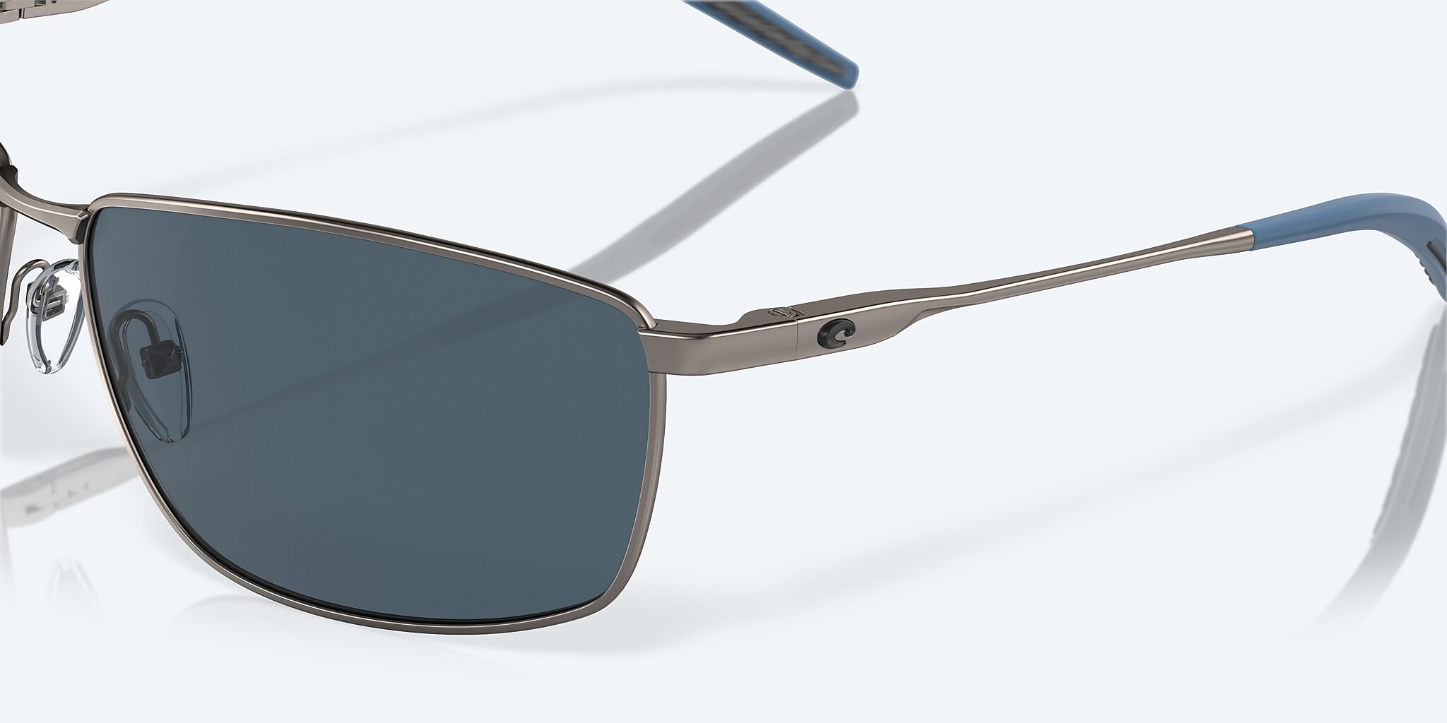 Lunettes de soleil Costa Turret L (63-15) avec Gris verre et Bronze nickelé profond mat monture Image 6 de 7