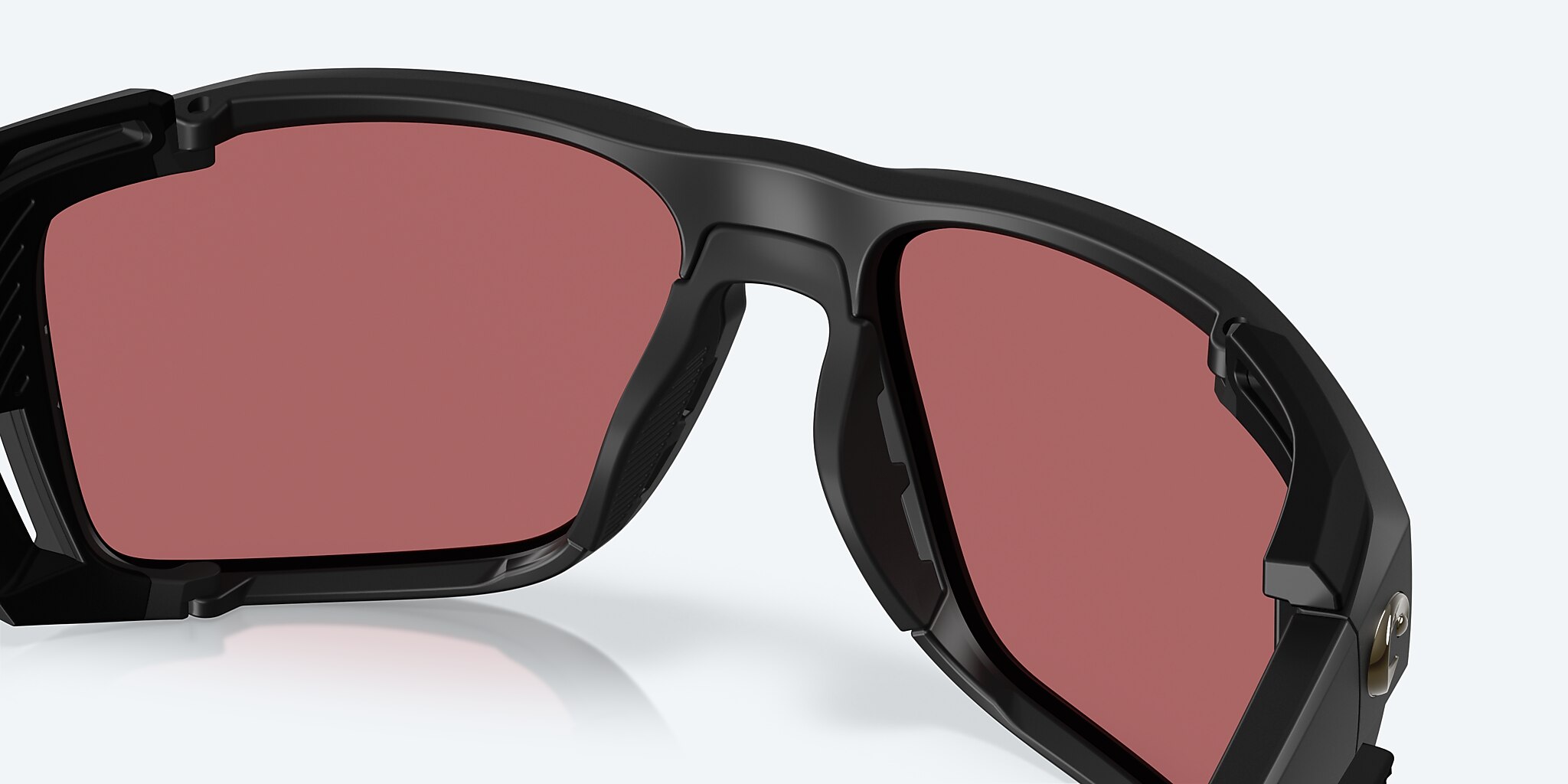 Sunglasses Costa King Tide 8 L (60-18) with Rose lens and Matte Black frame Image 7 of 8