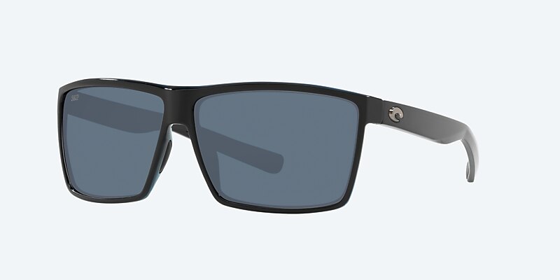 Sunglasses Costa Rincon L (63-11) with Gray lens and Shiny Black frame Image 1 of 4