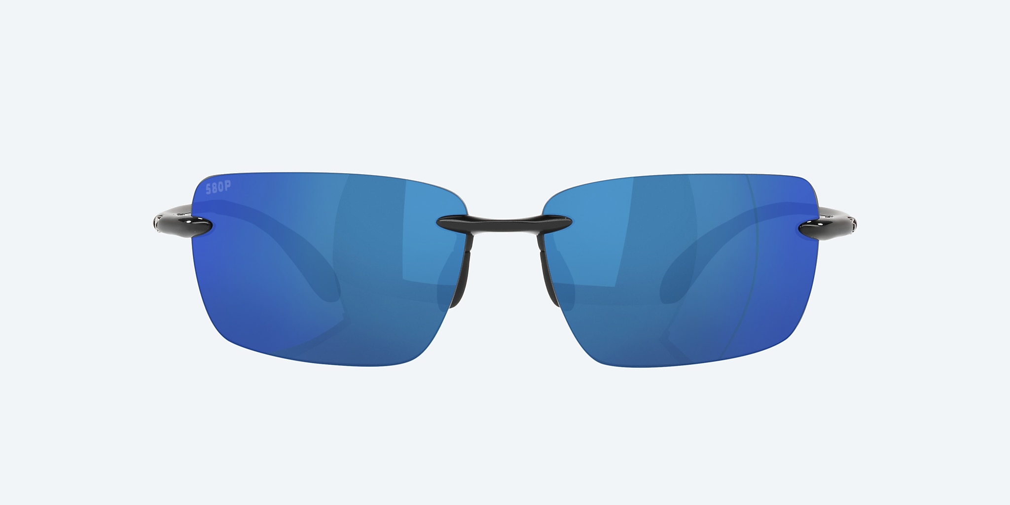 Sunglasses Costa Gulf Shore M (66-15) with Blue Mirror lens and Shiny Black frame Image 2 of 4 Sunglasses Costa Gulf Shore M (66-15) with Blue Mirror lens and Shiny Black frame Image 2 of 4