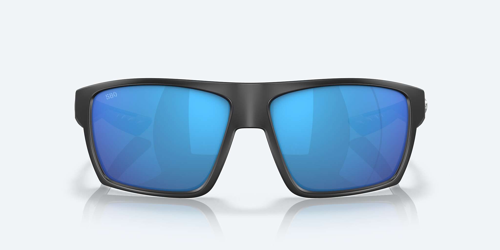 Sunglasses Costa Bloke XL (61-14) with Blue Mirror lens and Matte Black frame Image 2 of 7