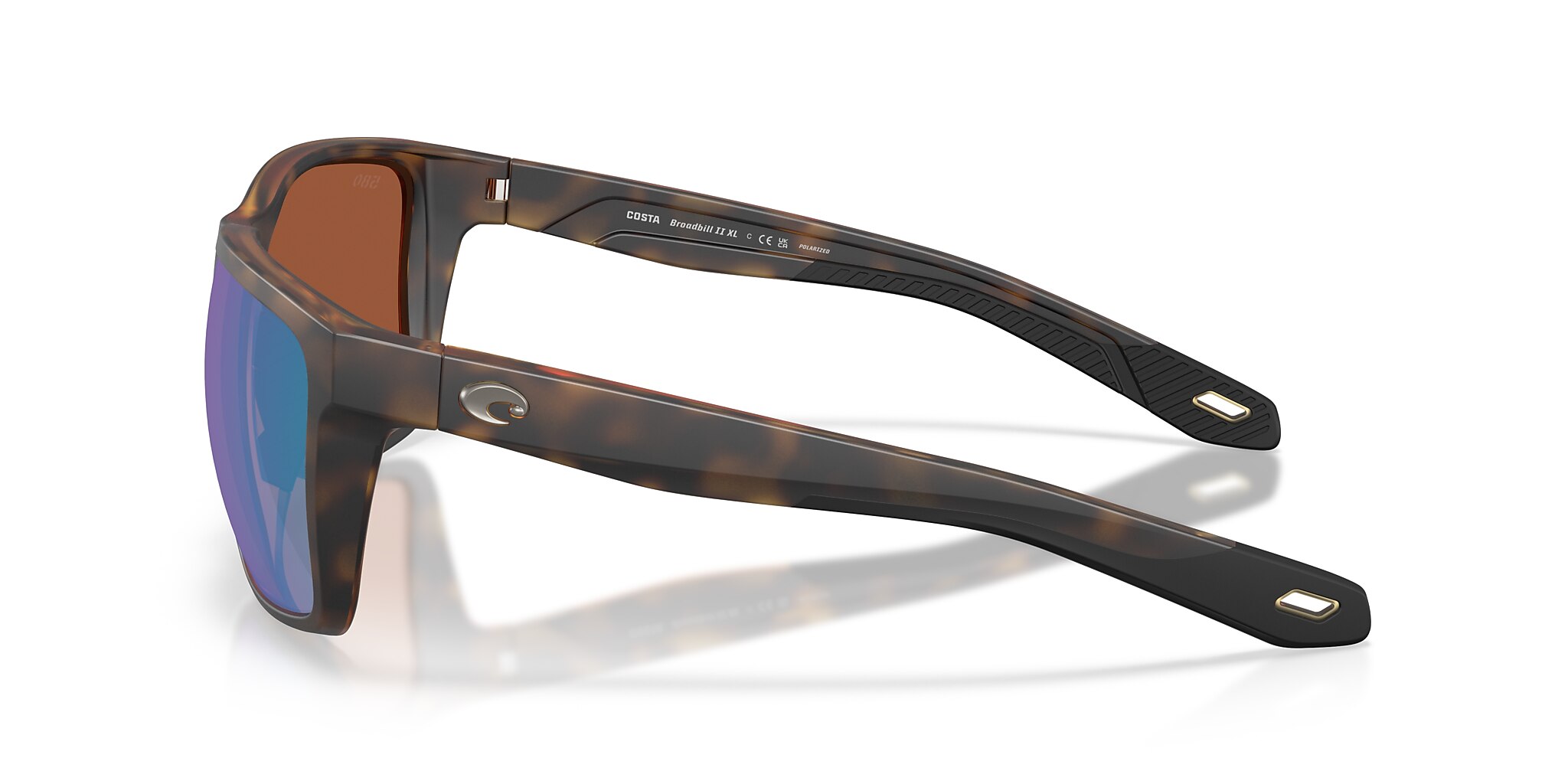 Costa Broadbill II XL XXL (62-15) with Green Mirror lenses and