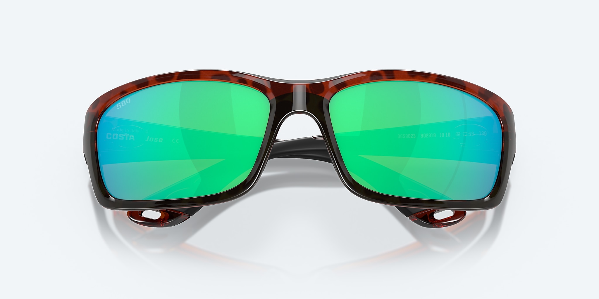 Sunglasses Costa Jose L (62-16) with Green Mirror lens and Tortoise frame Image 5 of 8 Sunglasses Costa Jose L (62-16) with Green Mirror lens and Tortoise frame Image 5 of 8