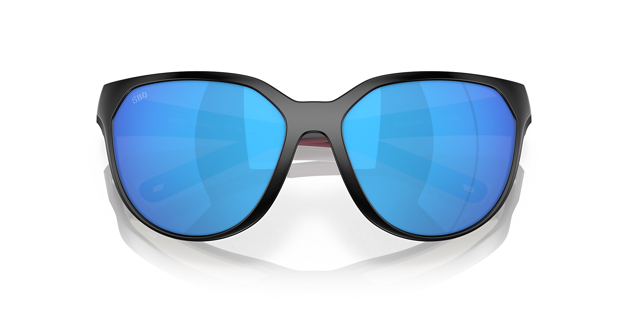 Costa Mayfly S (58-15) with Blue Mirror lenses and Matte Black