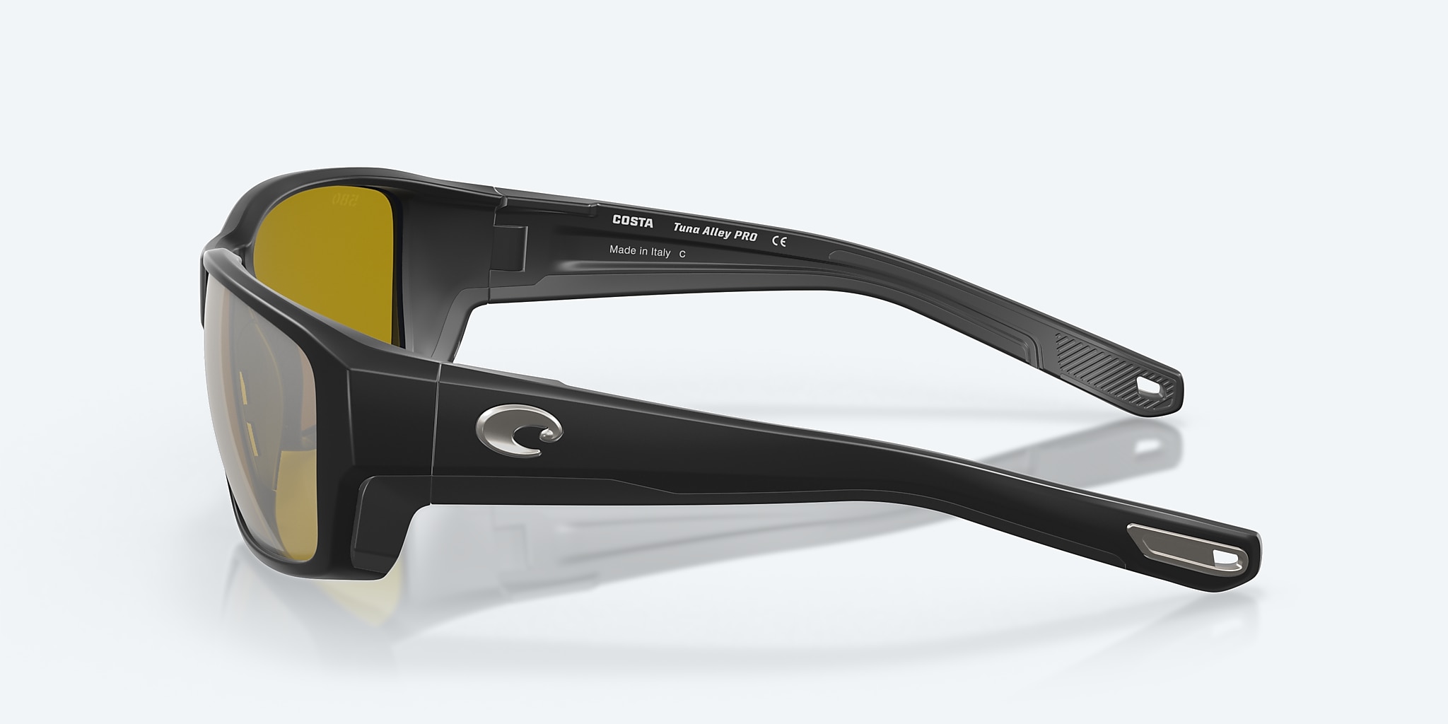 Sunglasses Costa Tuna Alley PRO L (60-16) with Sunrise Silver Mirror lens and Matte Black frame Image 3 of 8 Sunglasses Costa Tuna Alley PRO L (60-16) with Sunrise Silver Mirror lens and Matte Black frame Image 3 of 8