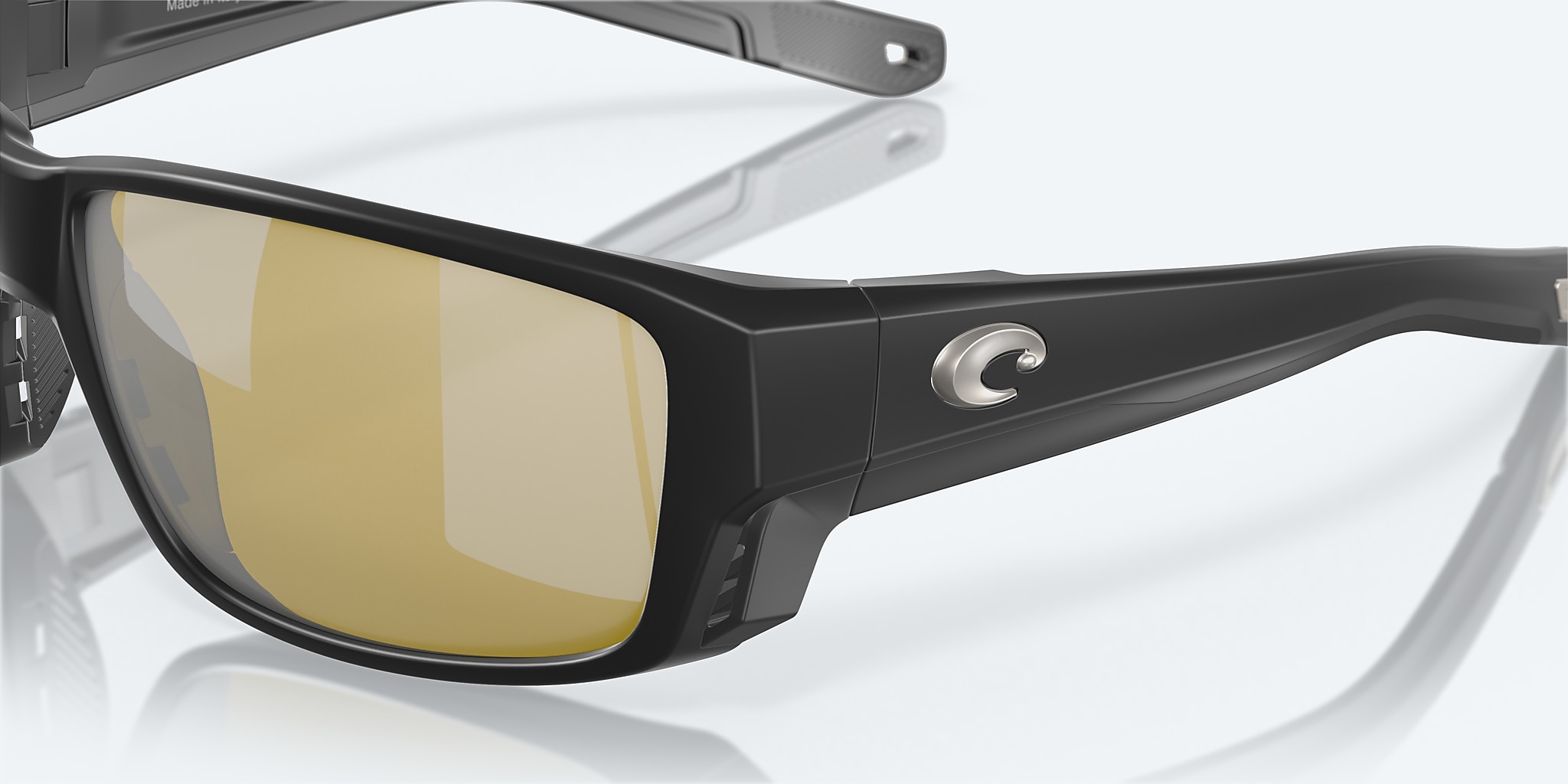 Sunglasses Costa Tuna Alley PRO L (60-16) with Sunrise Silver Mirror lens and Matte Black frame Image 6 of 8 Sunglasses Costa Tuna Alley PRO L (60-16) with Sunrise Silver Mirror lens and Matte Black frame Image 6 of 8