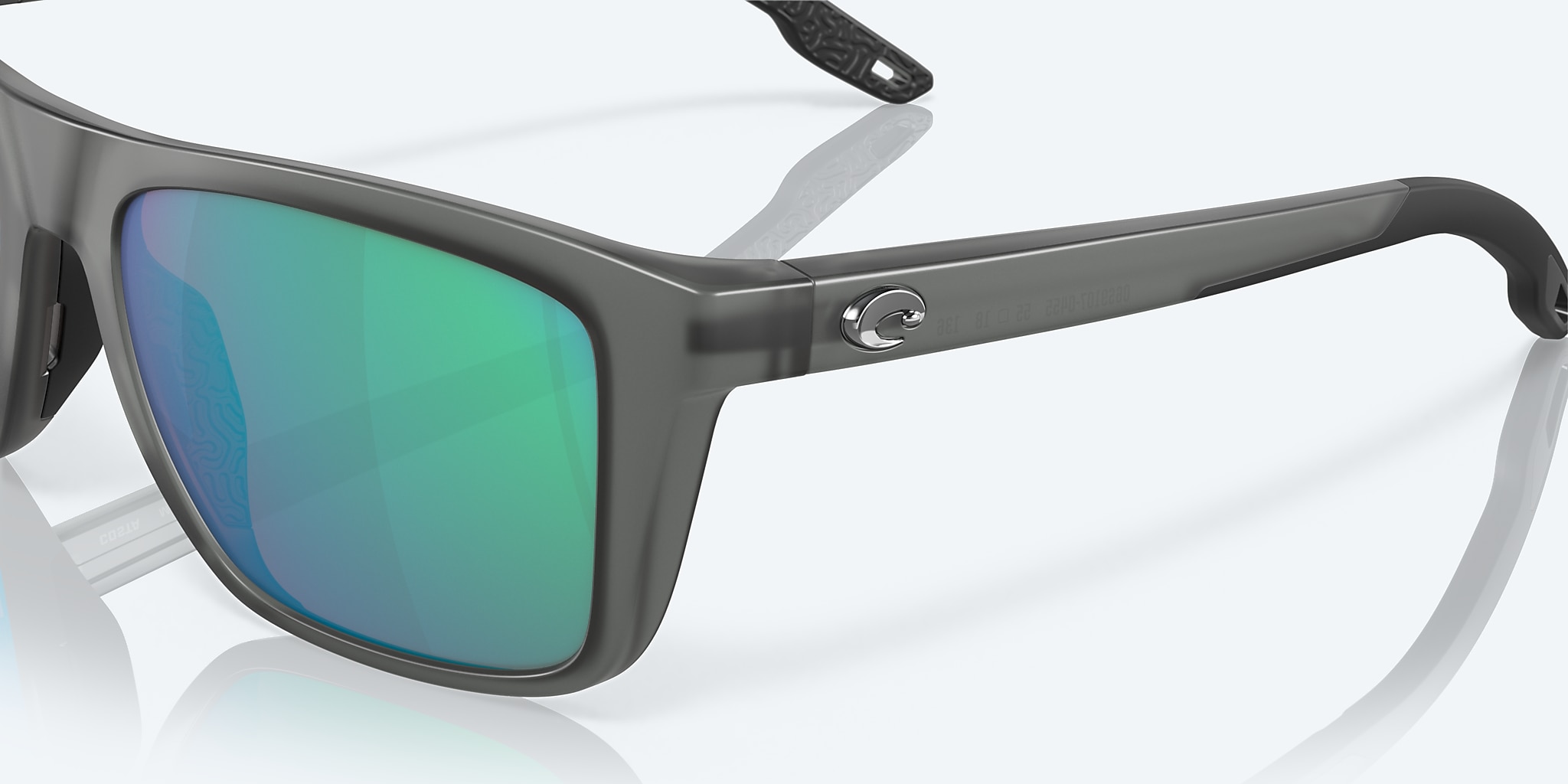 Sunglasses Costa Mainsail L (55-18) with Green Mirror lens and Gray Crystal frame Image 6 of 7 Sunglasses Costa Mainsail L (55-18) with Green Mirror lens and Gray Crystal frame Image 6 of 7