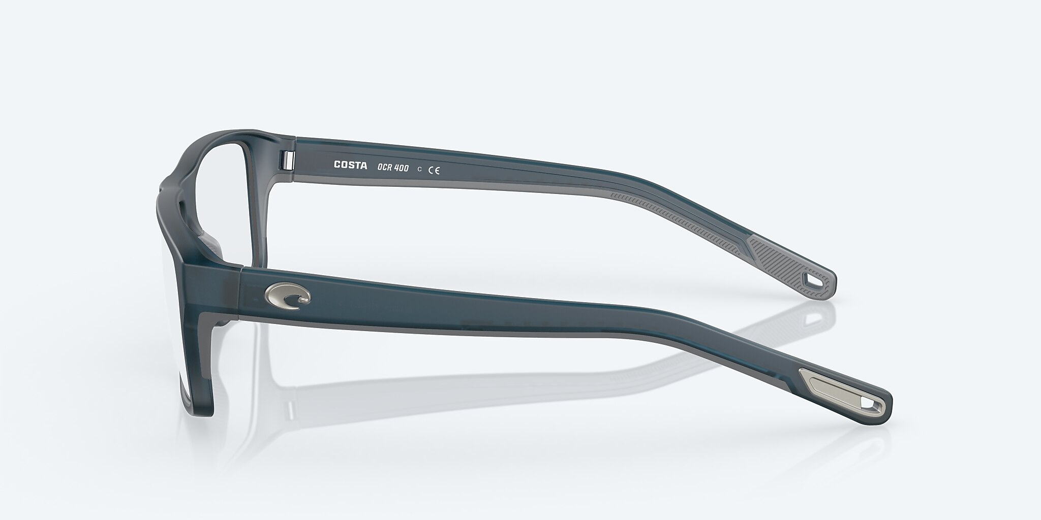 Eyeglasses Costa Ocean Ridge 400 L (57-16) with Demo Lens lens and Pacific Blue frame Image 3 of 7