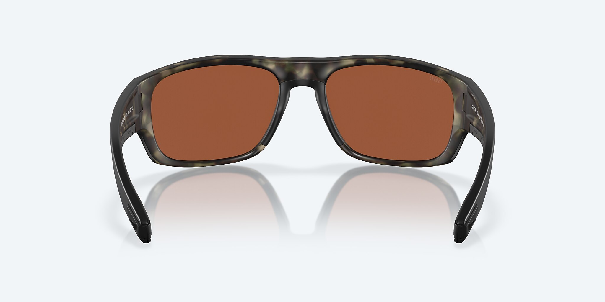 Lunettes de soleil Costa Tico XL (60-17) avec Effet miroir Vert verre et Marais mat monture Image 4 de 7