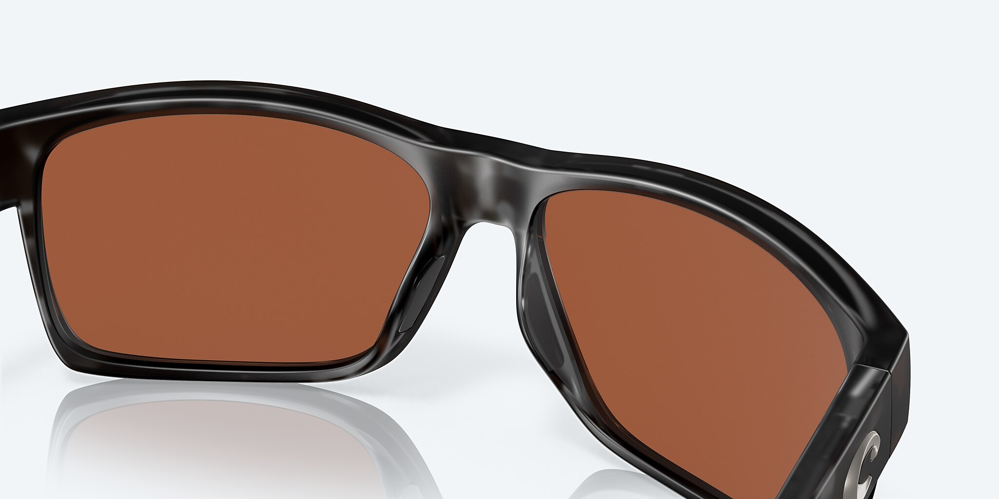 Sunglasses Costa Half Moon M (60-14) with Green Mirror lens and Tiger Shark frame Image 7 of 7