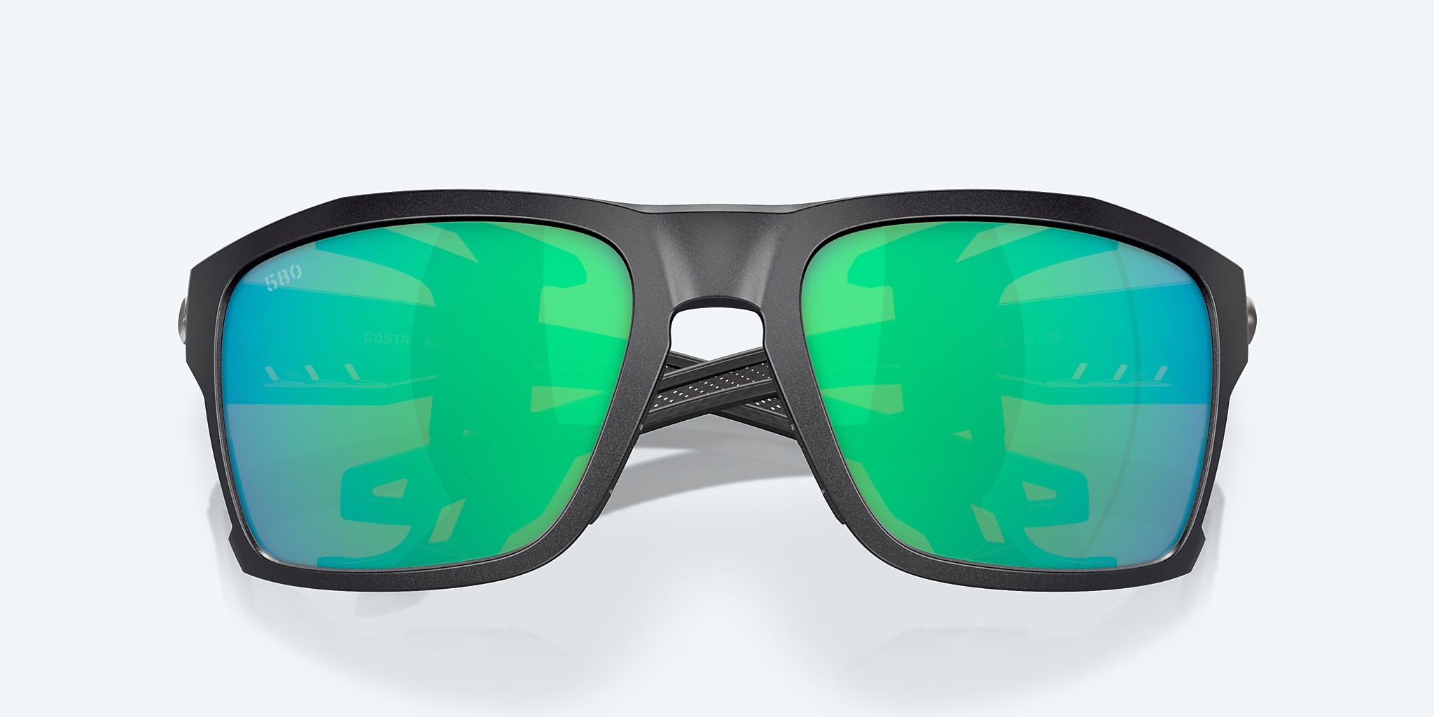 Sunglasses Costa King Tide 8 L (60-18) with Green Mirror lens and Black Pearl frame Image 5 of 7 Sunglasses Costa King Tide 8 L (60-18) with Green Mirror lens and Black Pearl frame Image 5 of 7