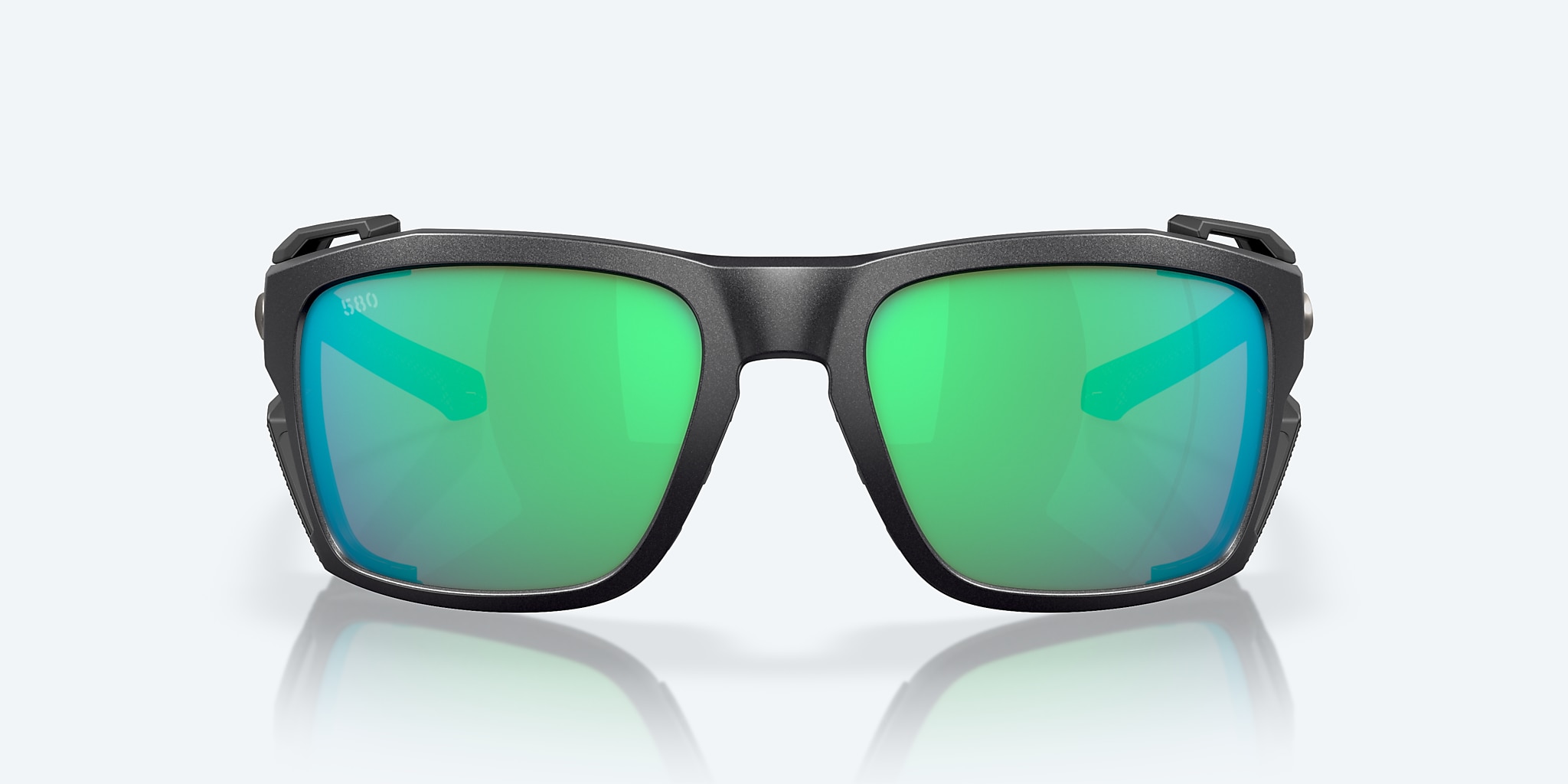 Sunglasses Costa King Tide 8 L (60-18) with Green Mirror lens and Black Pearl frame Image 2 of 7 Sunglasses Costa King Tide 8 L (60-18) with Green Mirror lens and Black Pearl frame Image 2 of 7