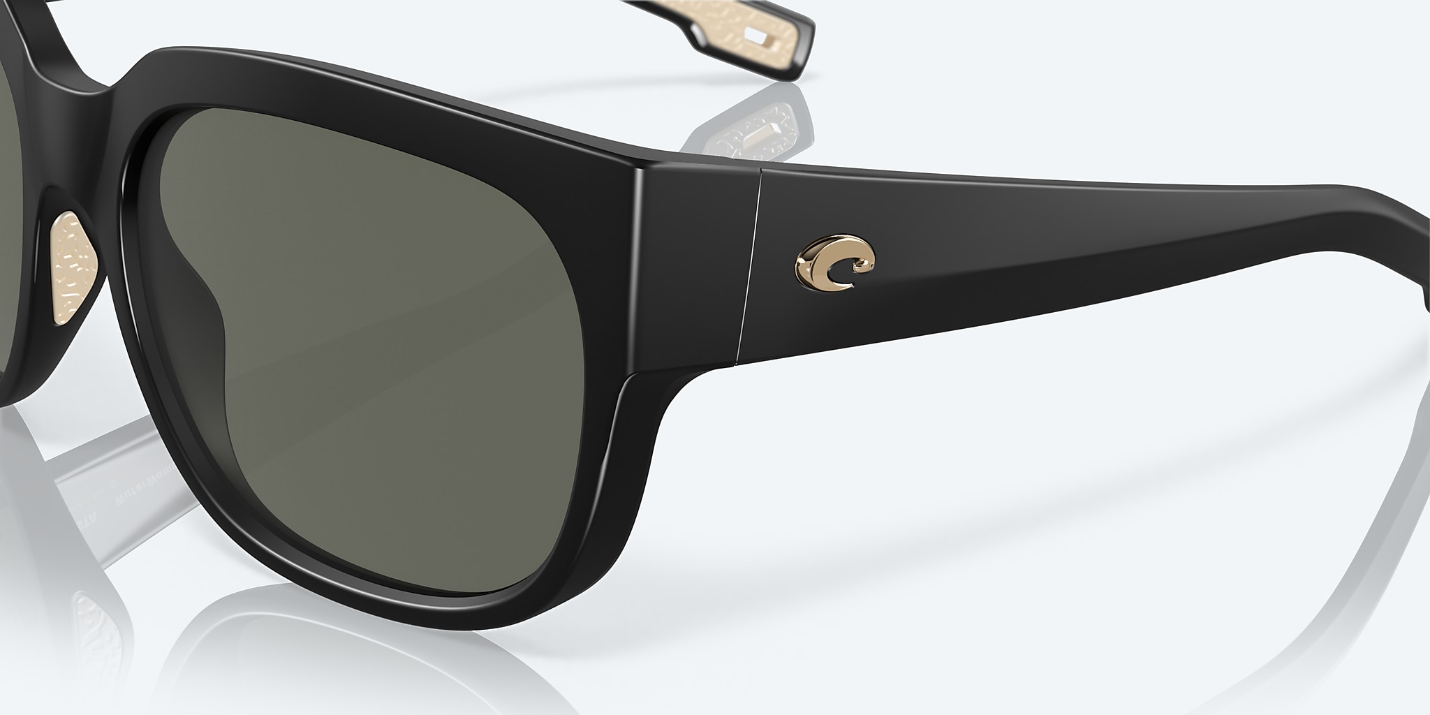 Sunglasses Costa Waterwoman 2 XL (58-18) with Gray lens and Matte Black frame Image 6 of 7 Sunglasses Costa Waterwoman 2 XL (58-18) with Gray lens and Matte Black frame Image 6 of 7