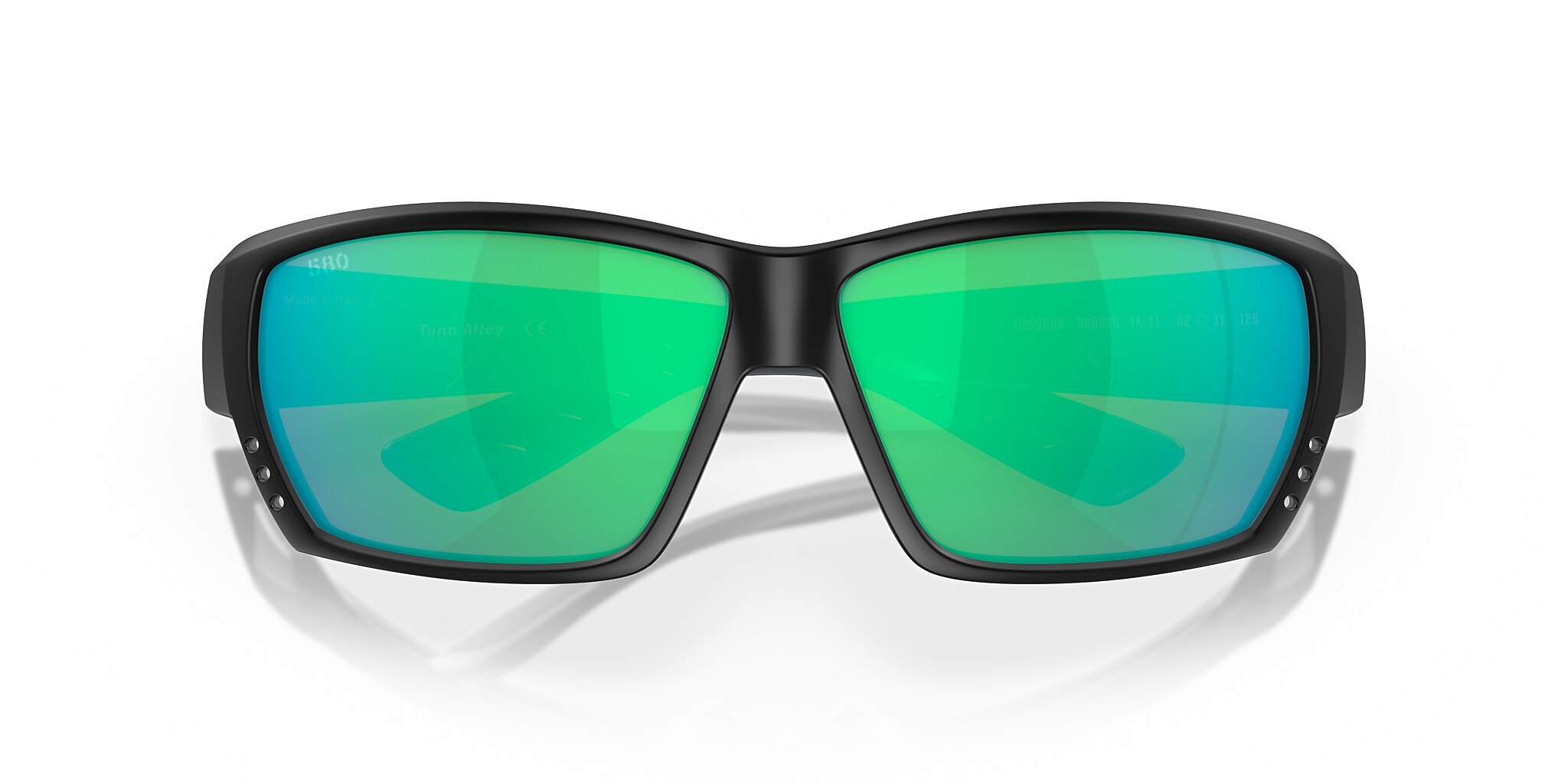 Costa Tuna Alley XL (62-11) with Green Mirror lenses and Matte