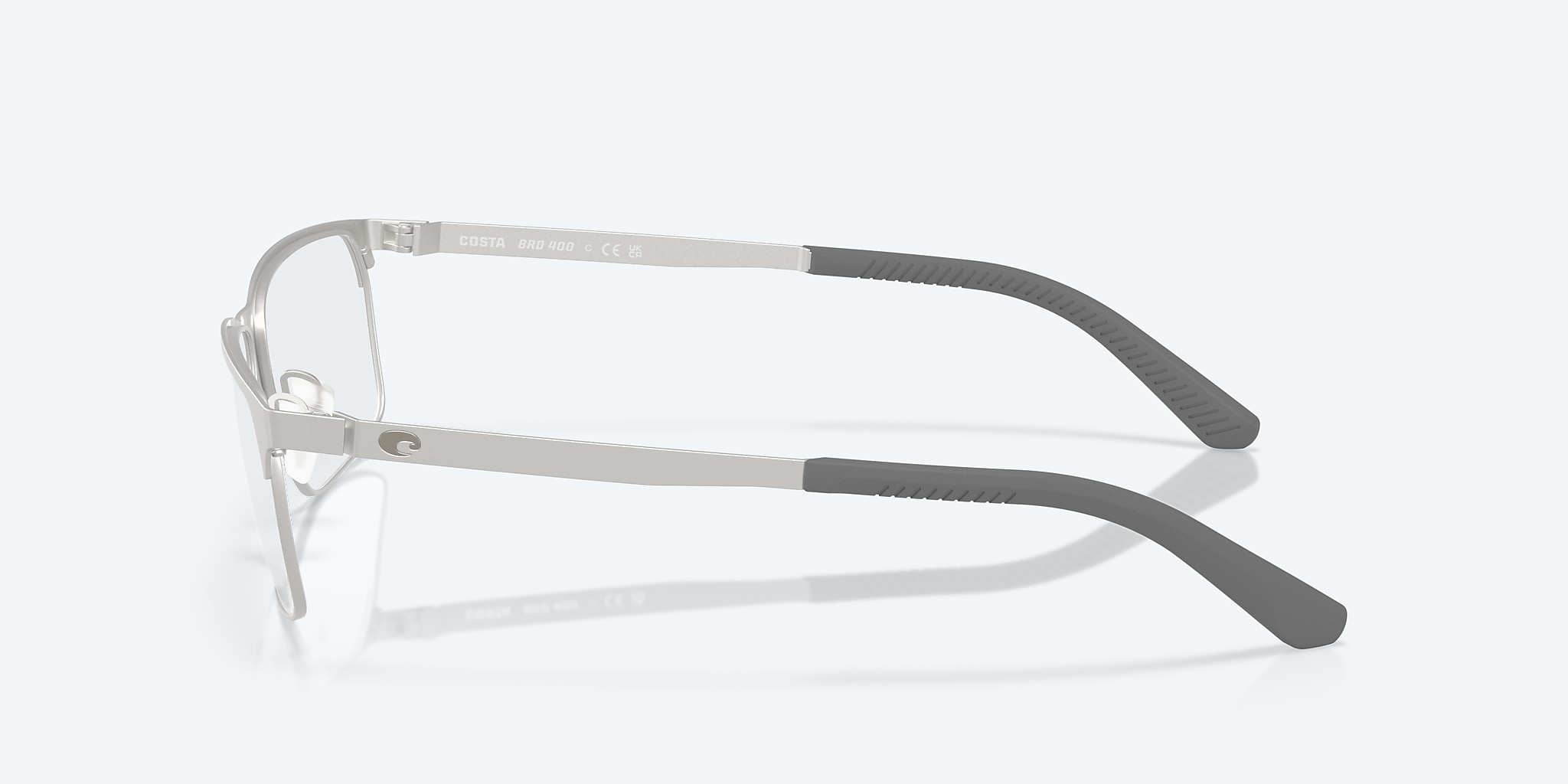 Lentes de Vista Costa Bimini Road 400 M (56-14) con Micas de Demostración lente y Plateado Satinado montura Imagen 3 de 7 Lentes de Vista Costa Bimini Road 400 M (56-14) con Micas de Demostración lente y Plateado Satinado montura Imagen 3 de 7