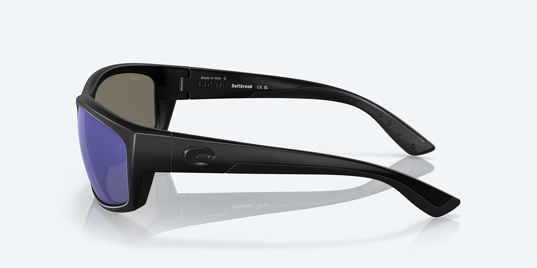 Sunglasses Costa Saltbreak L (65-12) with Blue Mirror lens and Blackout frame Image 3 of 7