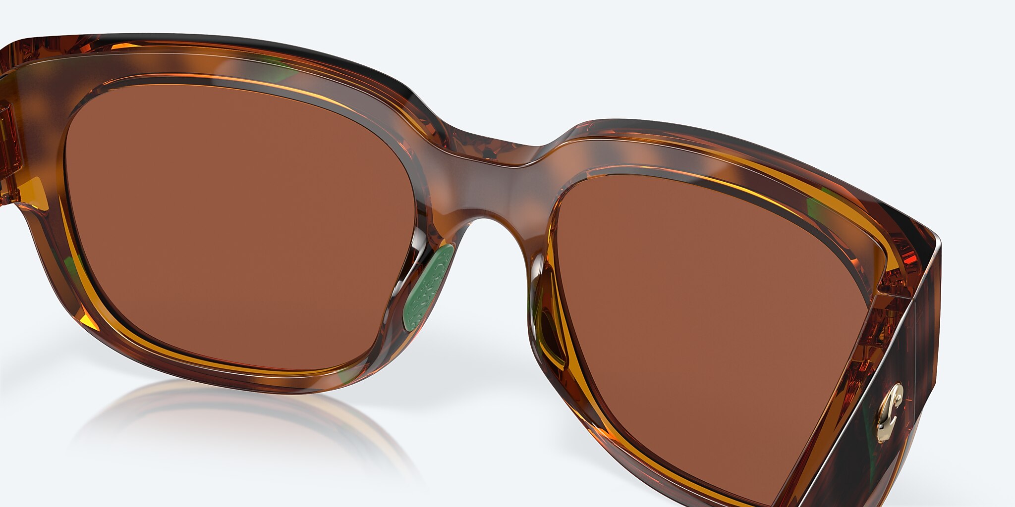 Sunglasses Costa Waterwoman M (55-18) with Copper lens and Shiny Palm Tortoise frame Image 7 of 7