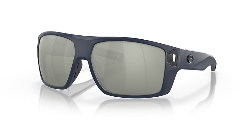 Costa Diego XL (62-14) with Gray Silver Mirror lenses and Midnight