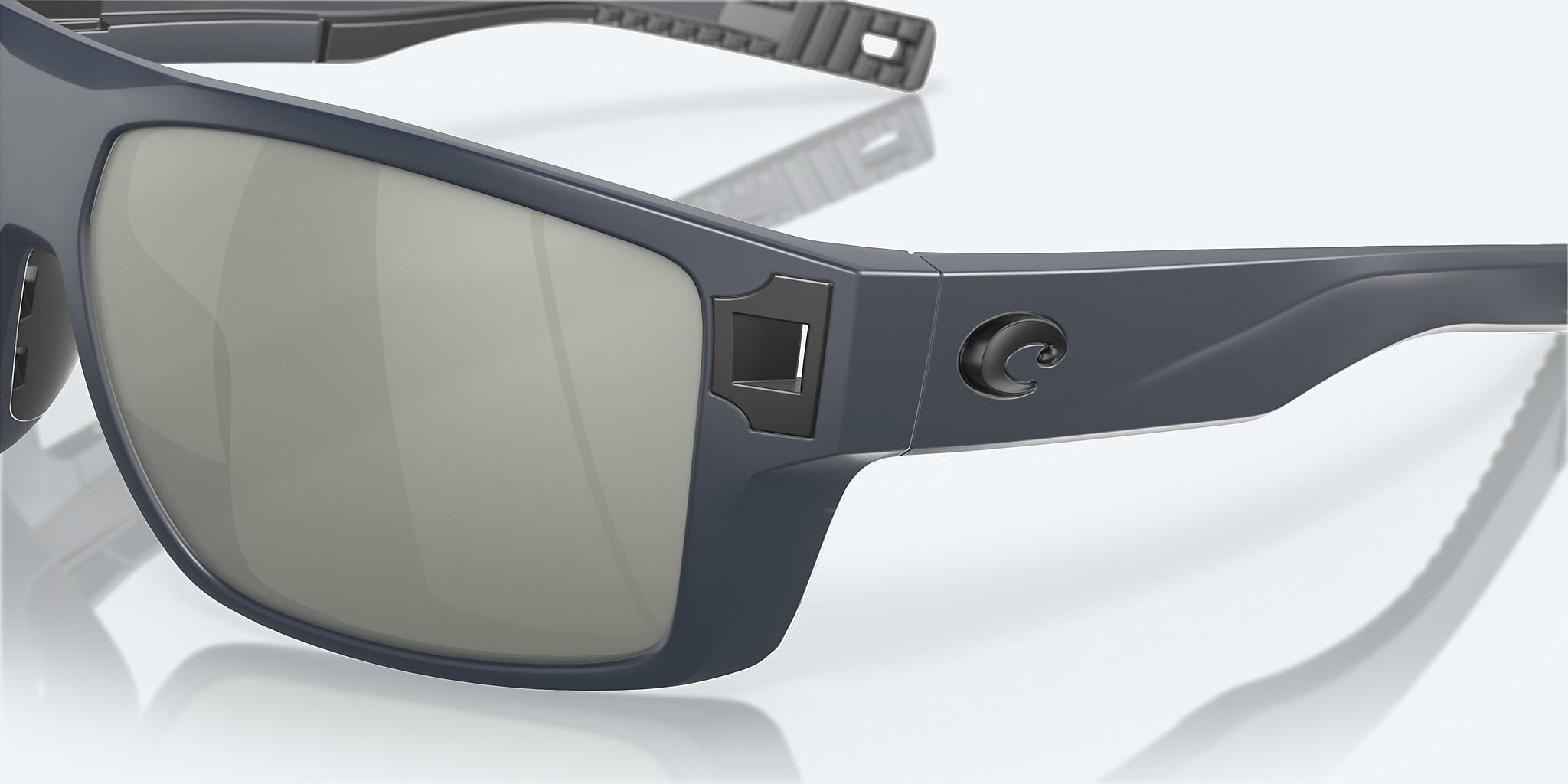 Sunglasses Costa Diego XL (62-14) with Gray Silver Mirror lens and Midnight Blue frame Image 6 of 8