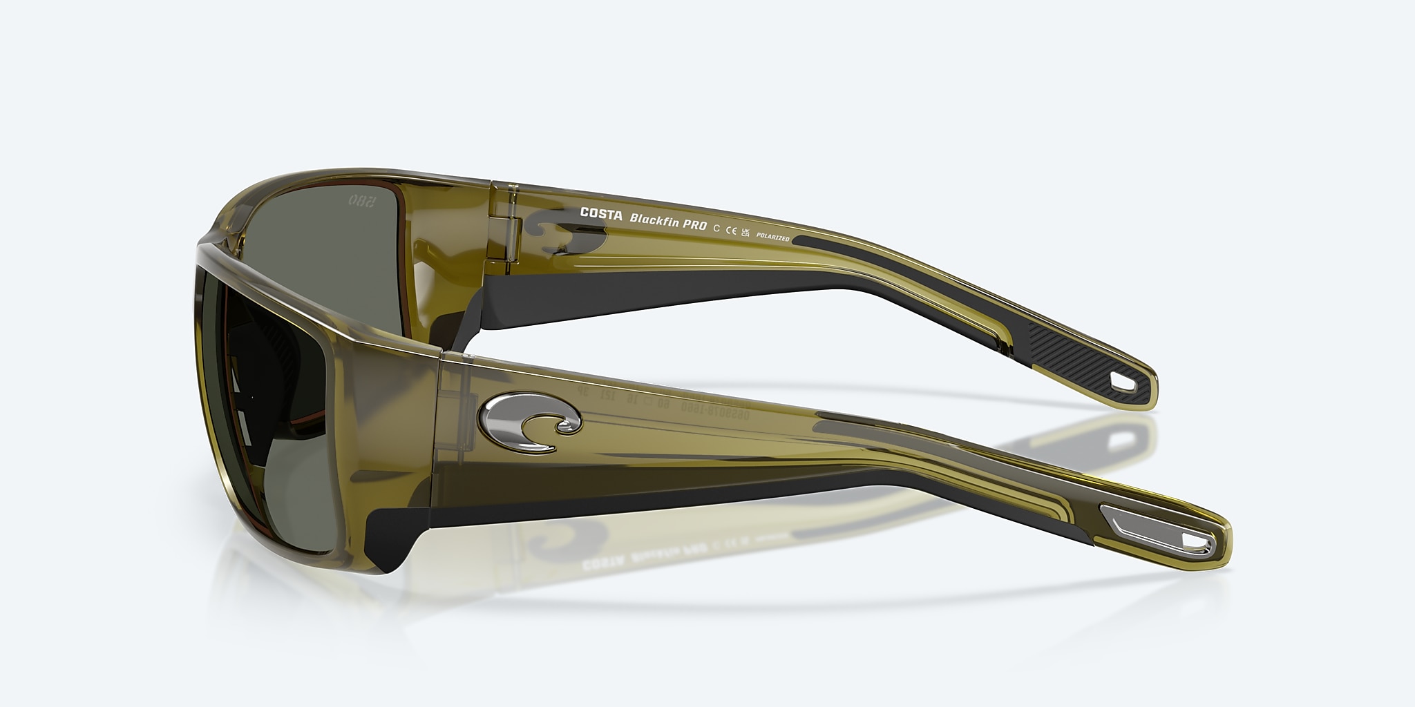 Gafas de sol Costa Blackfin PRO L (60-16) con Gris lente y Hierba marina montura Imagen 3 de 7 Gafas de sol Costa Blackfin PRO L (60-16) con Gris lente y Hierba marina montura Imagen 3 de 7