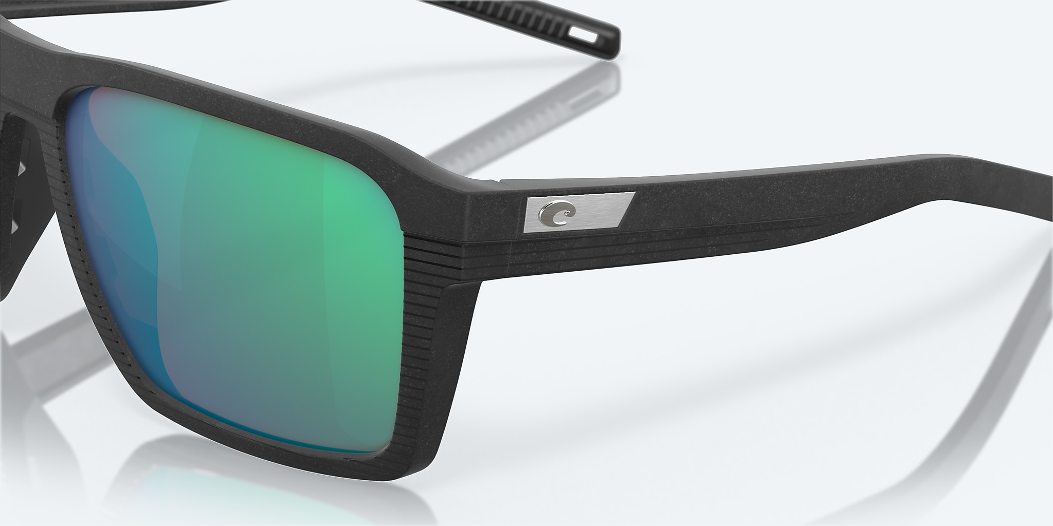Sunglasses Costa Antille L (58-17) with Green Mirror lens and Net Black frame Image 6 of 8 Sunglasses Costa Antille L (58-17) with Green Mirror lens and Net Black frame Image 6 of 8