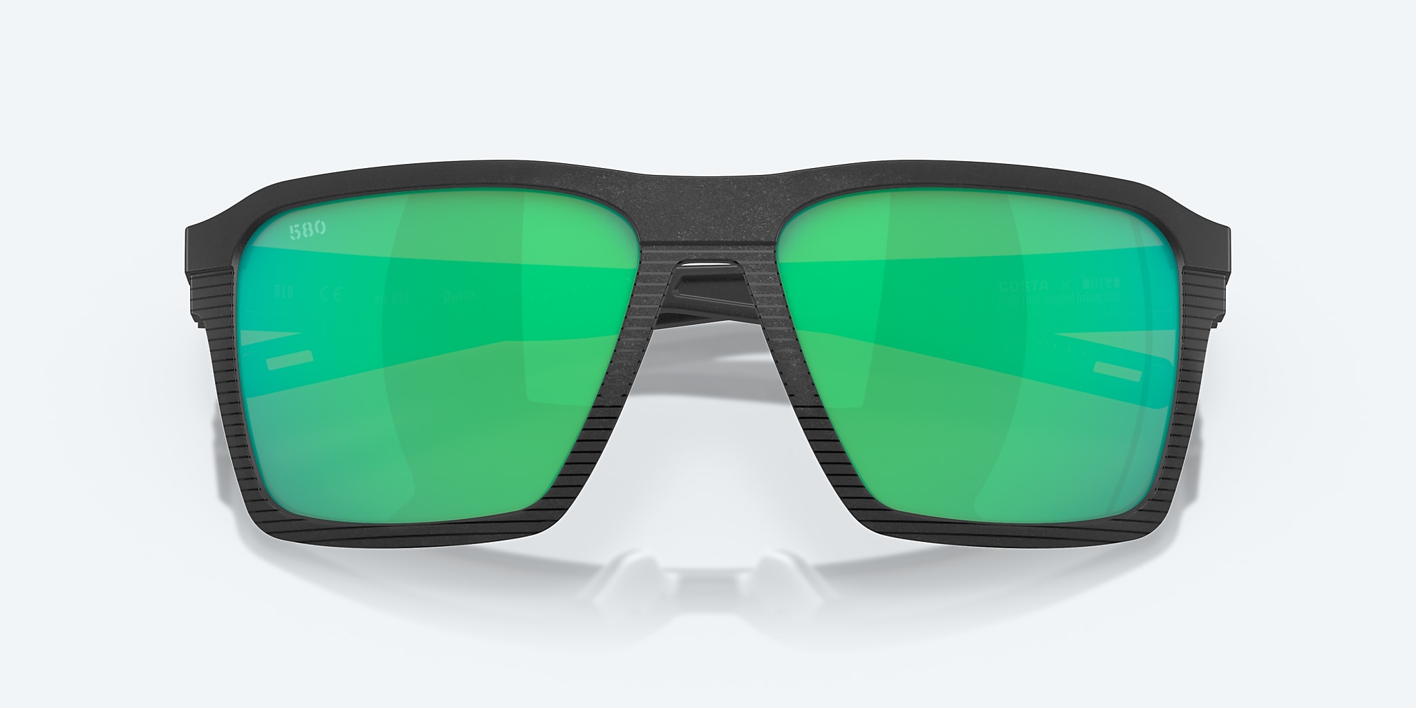 Sunglasses Costa Antille L (58-17) with Green Mirror lens and Net Black frame Image 5 of 8 Sunglasses Costa Antille L (58-17) with Green Mirror lens and Net Black frame Image 5 of 8