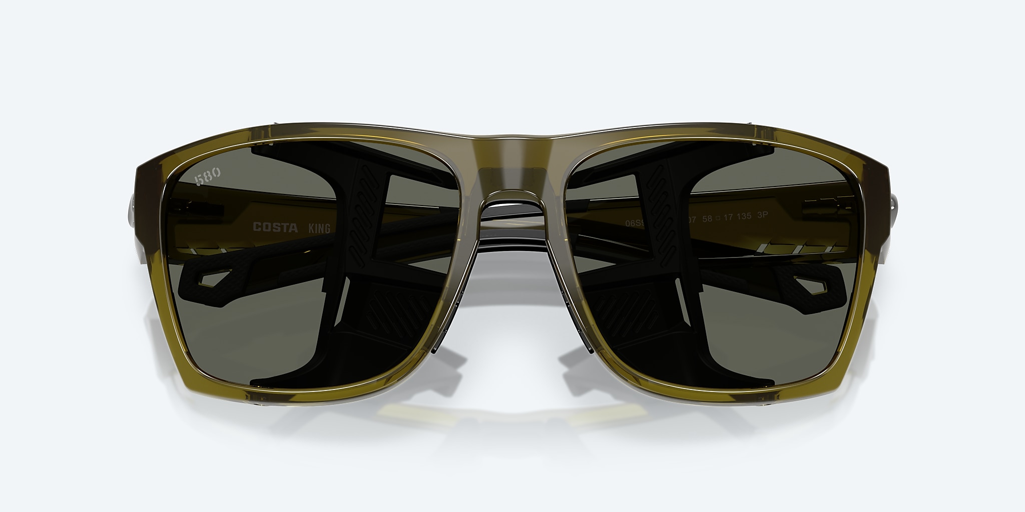 Sunglasses Costa King Tide 6 XL (58-17) with Gray lens and Seagrass frame Image 5 of 8 Sunglasses Costa King Tide 6 XL (58-17) with Gray lens and Seagrass frame Image 5 of 8