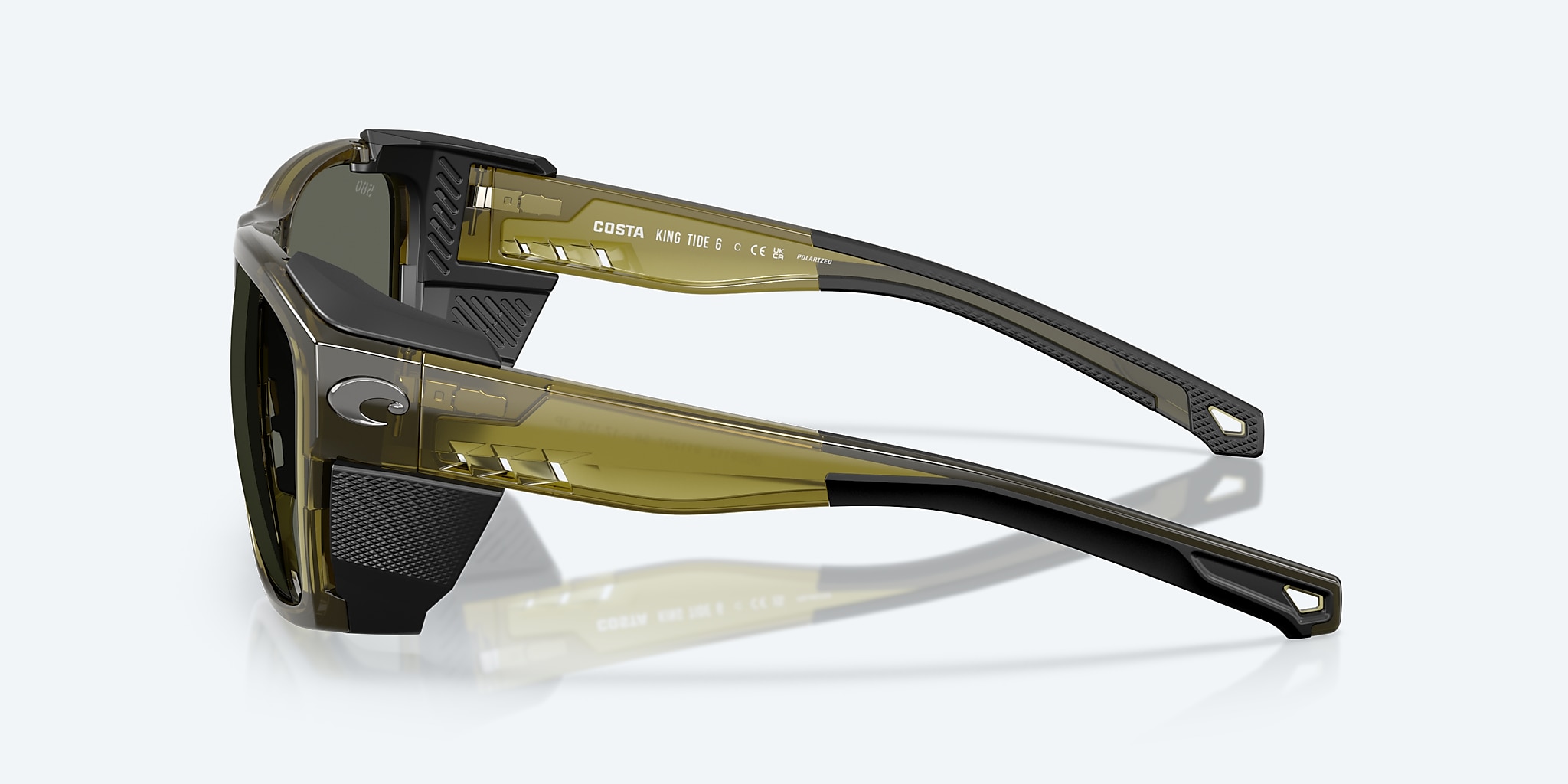 Sunglasses Costa King Tide 6 XL (58-17) with Gray lens and Seagrass frame Image 3 of 8 Sunglasses Costa King Tide 6 XL (58-17) with Gray lens and Seagrass frame Image 3 of 8