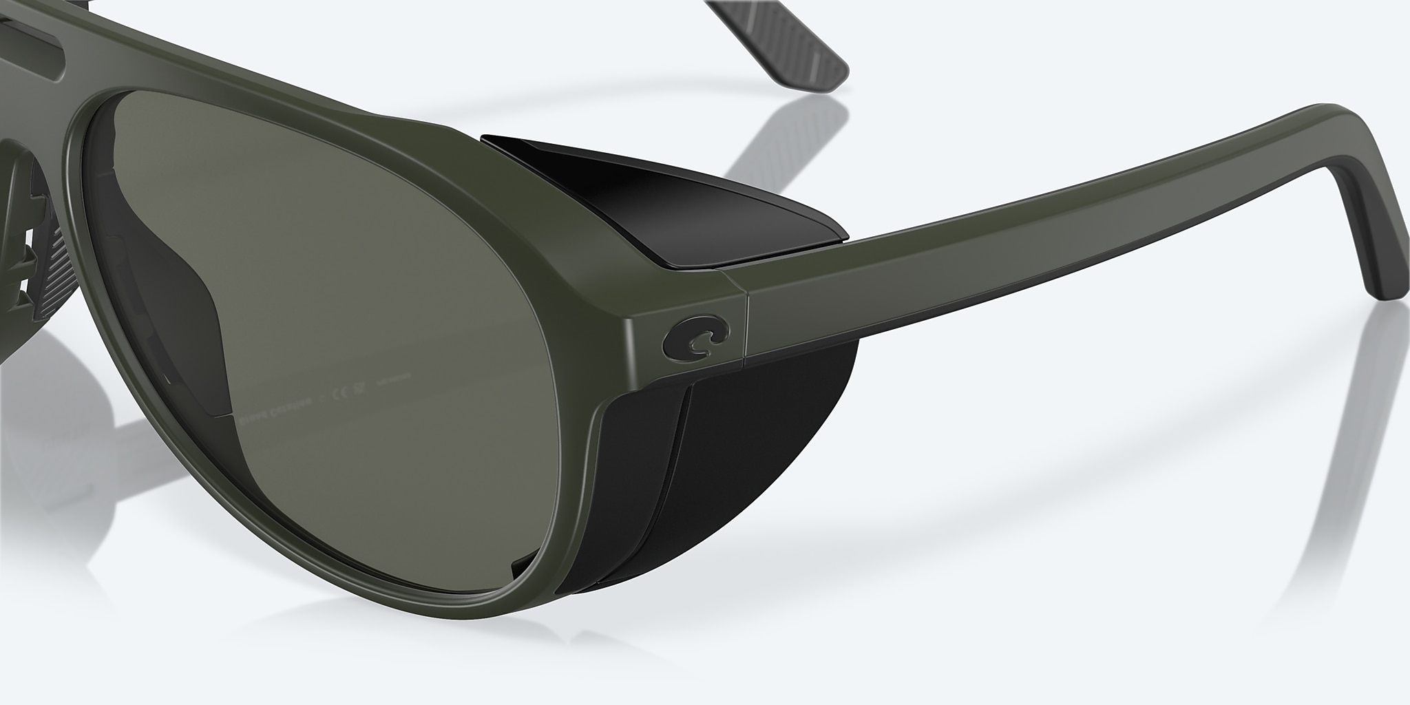 Sunglasses Costa Grand Catalina XL (59-15) with Gray lens and Matte Olive frame Image 6 of 8 Sunglasses Costa Grand Catalina XL (59-15) with Gray lens and Matte Olive frame Image 6 of 8