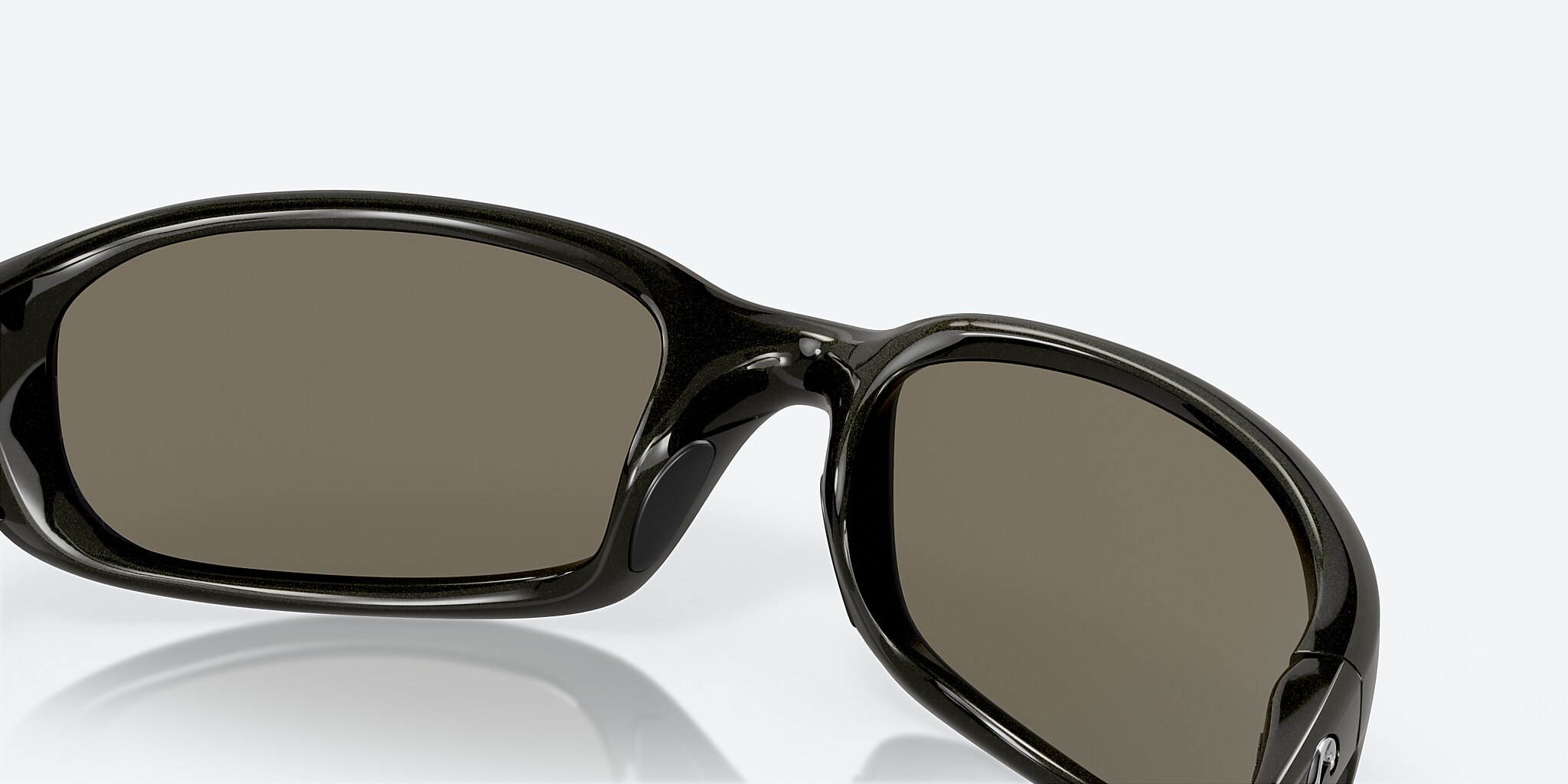 Lunettes de soleil Costa Brine S (59-18) avec Effet miroir Bleu verre et Bronze nickelé monture Image 7 de 7